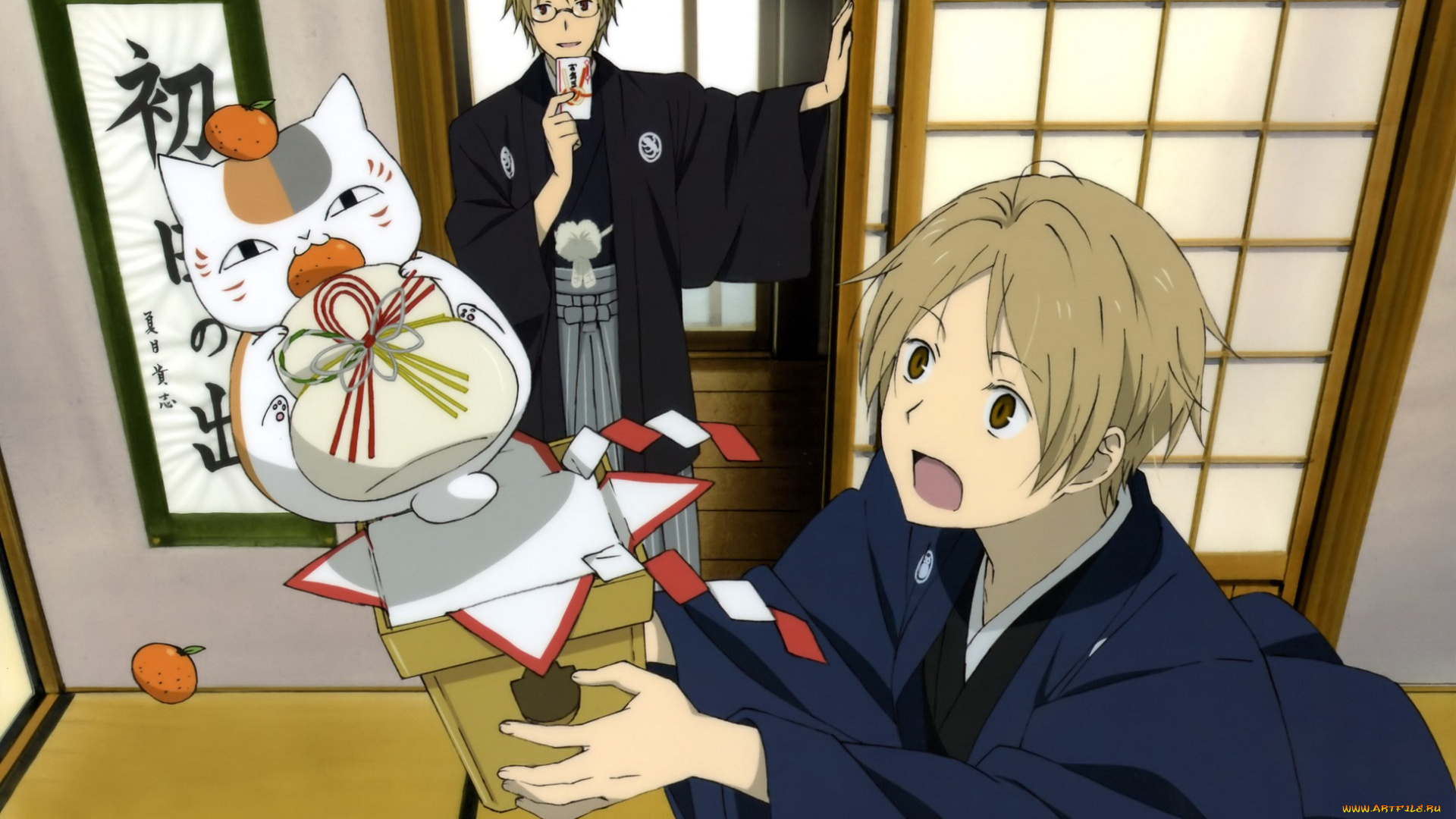 аниме, natsume, yuujinchou, тетрадь, дружбы, нацуме