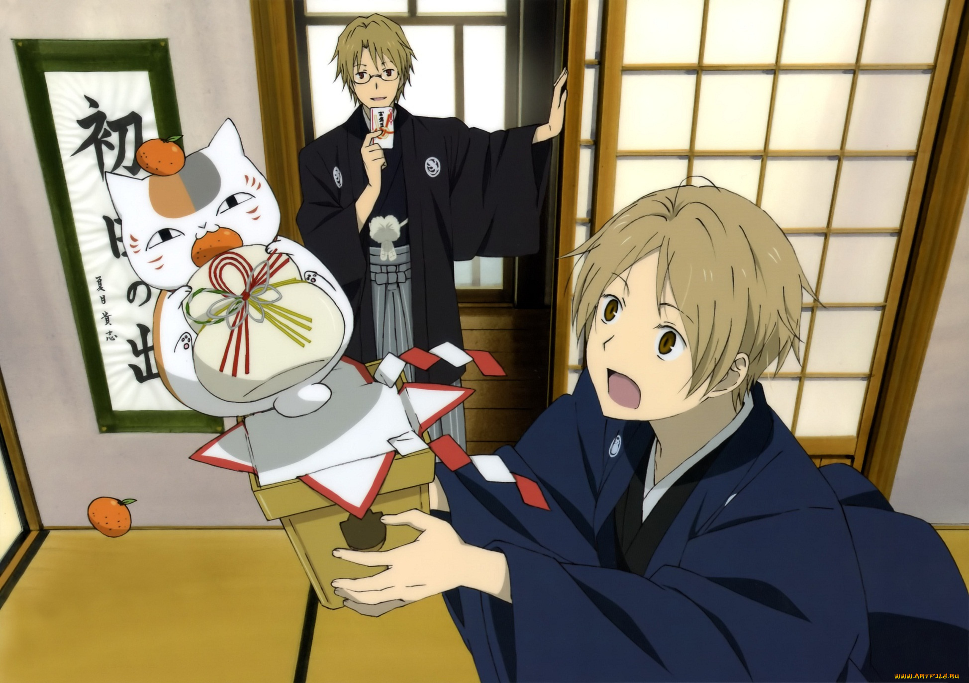 аниме, natsume, yuujinchou, тетрадь, дружбы, нацуме