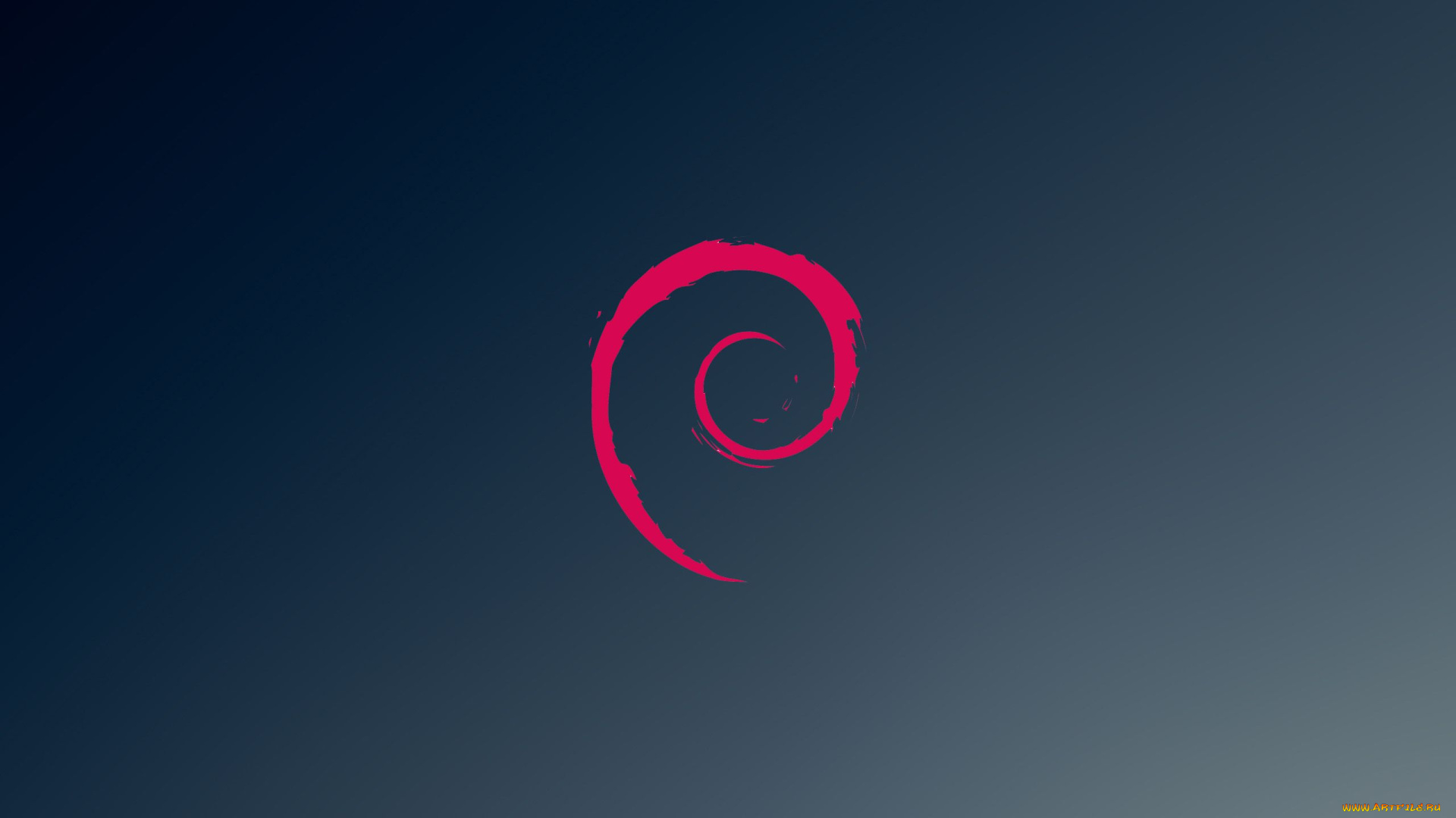 компьютеры, debian, фон, логотип