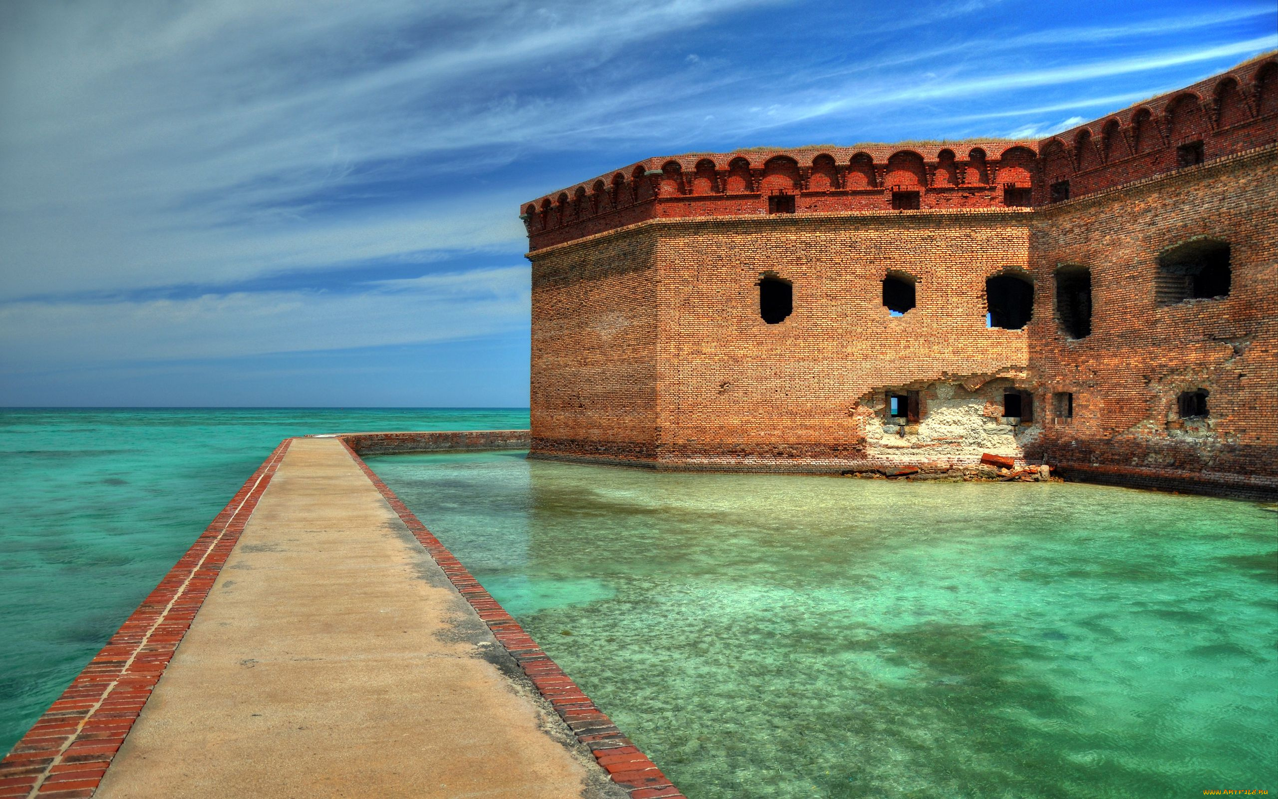 fort, jefferson, города, пейзажи