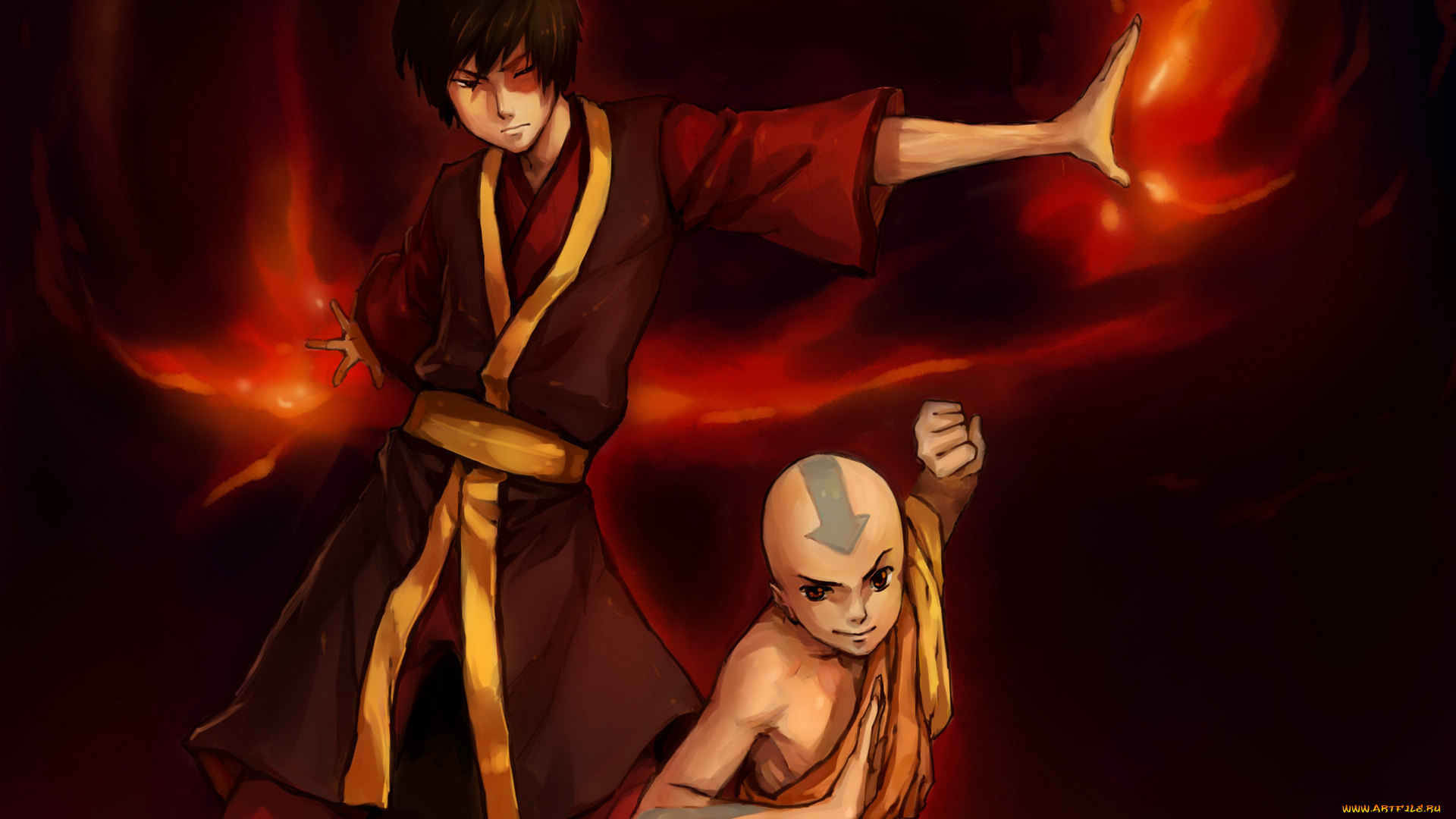 аниме, avatar, the, last, airbender