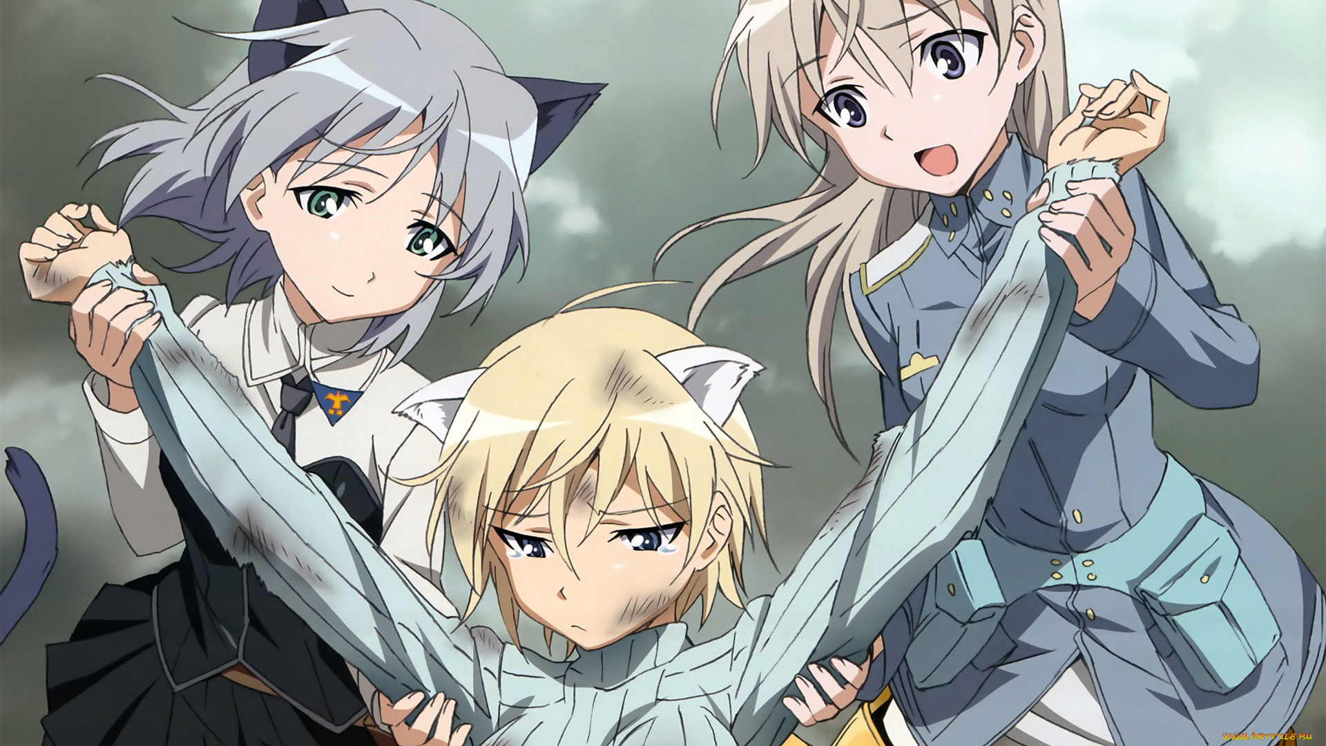 аниме, strike, witches