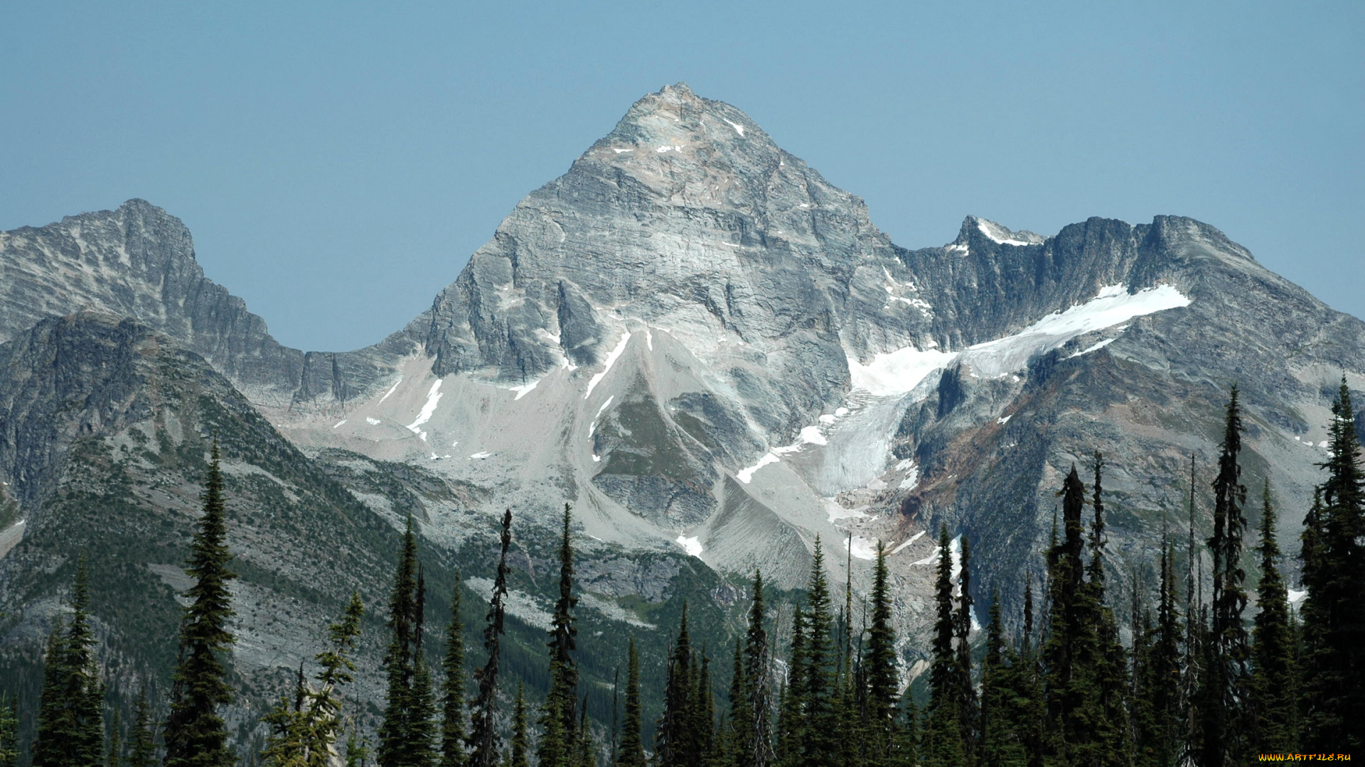 mount, revelstoke, national, park, canada, природа, горы