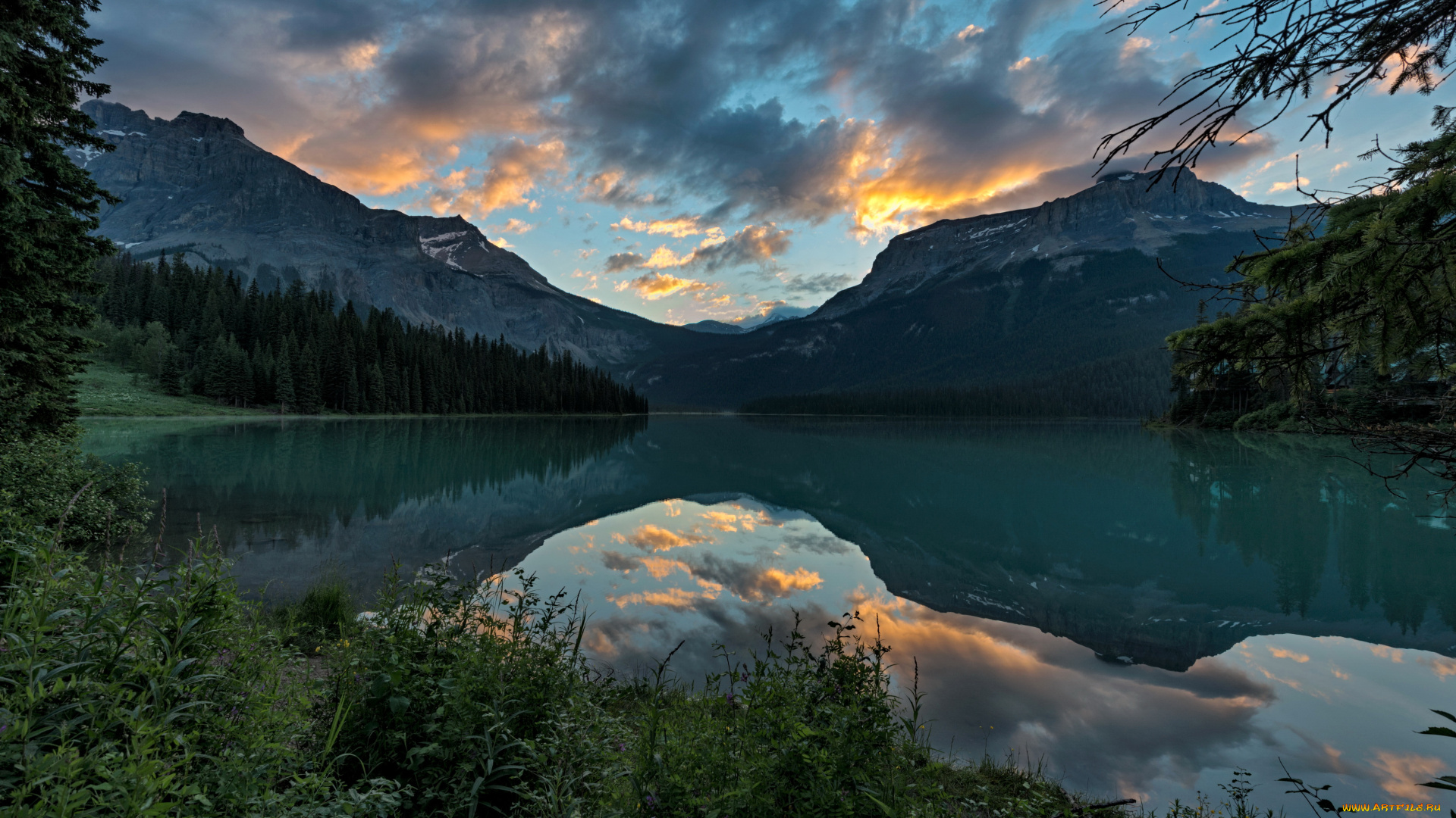 yoho, national, park, сanada, природа, реки, озера, озеро, горы