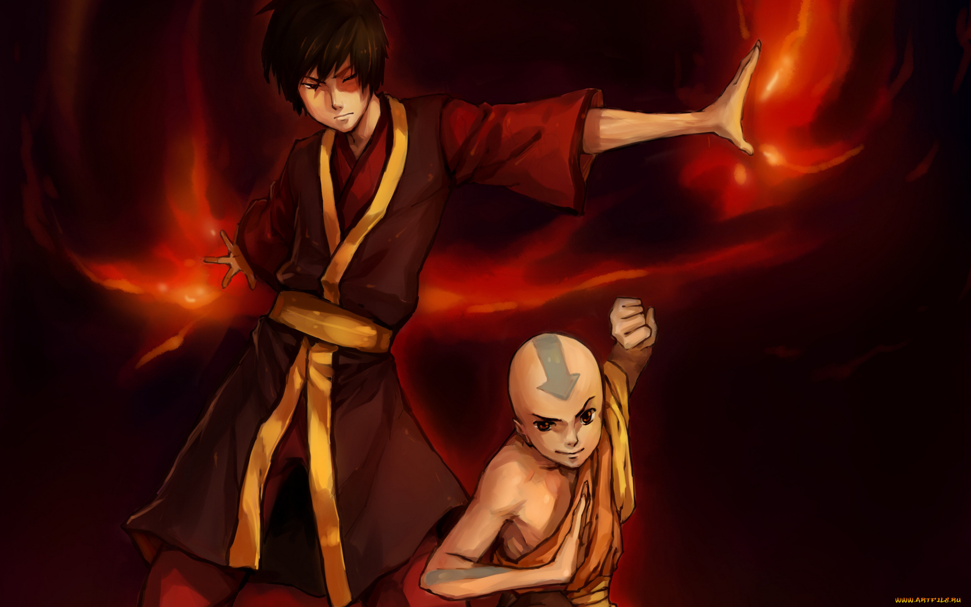 аниме, avatar, the, last, airbender