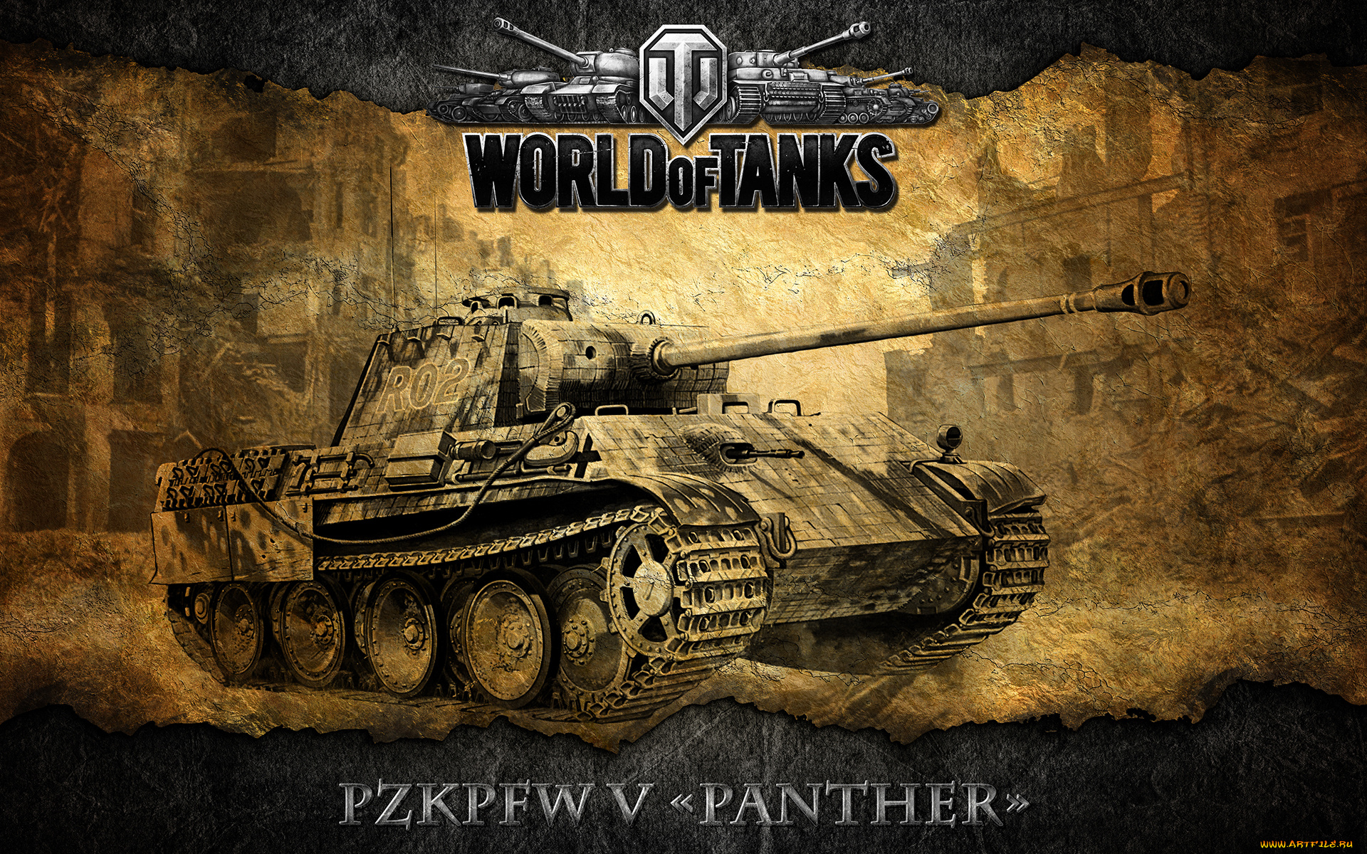 world, of, tanks, видео, игры, мир, танков, pzkpfw, v, panther, немецкий, средний, танк