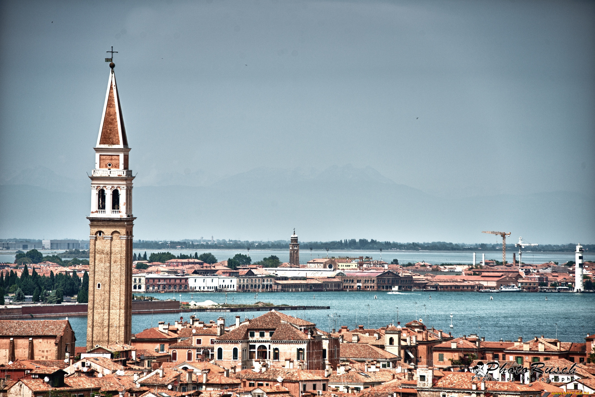города, венеция, италия, панорама