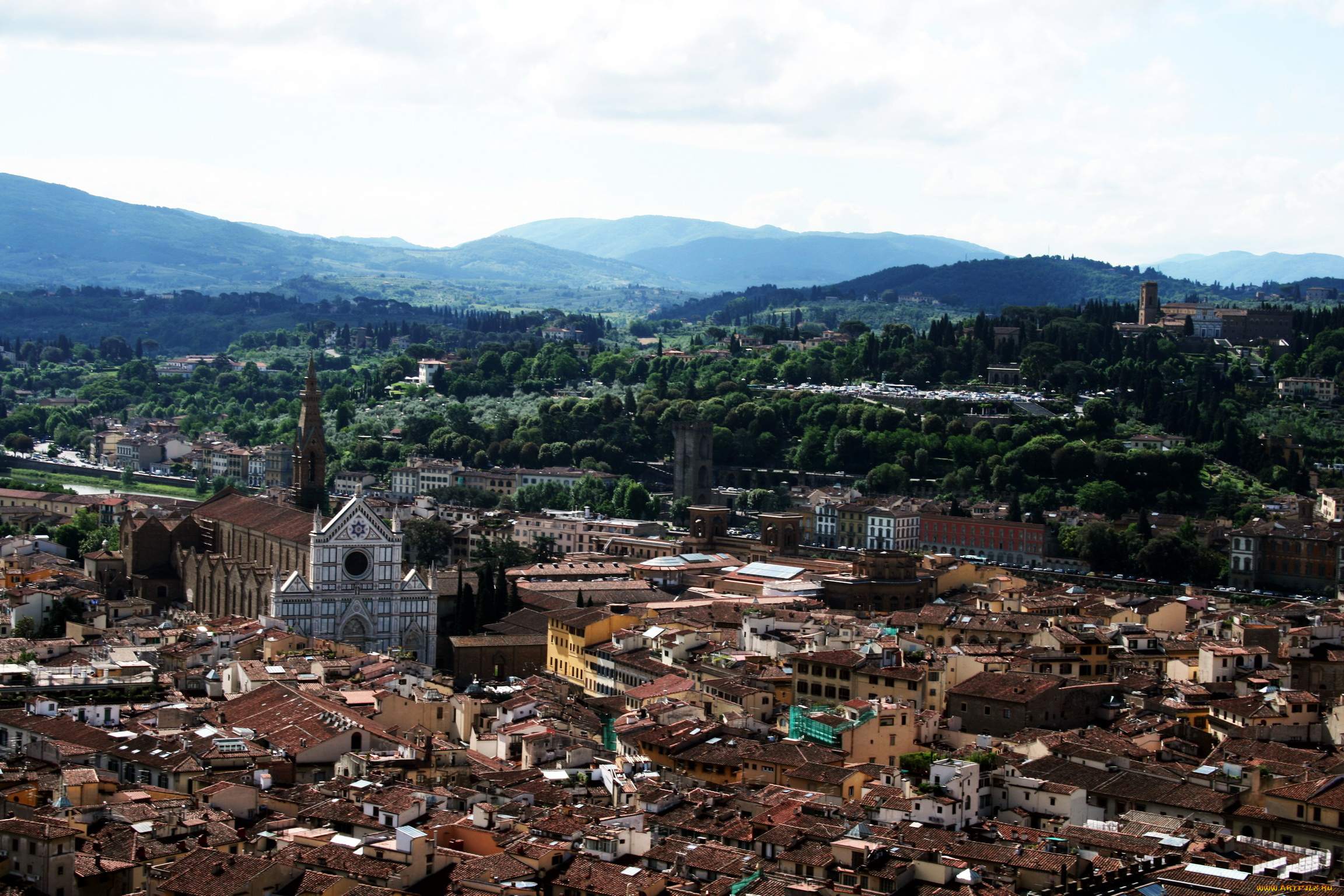 florence, италия, города, флоренция, панорама