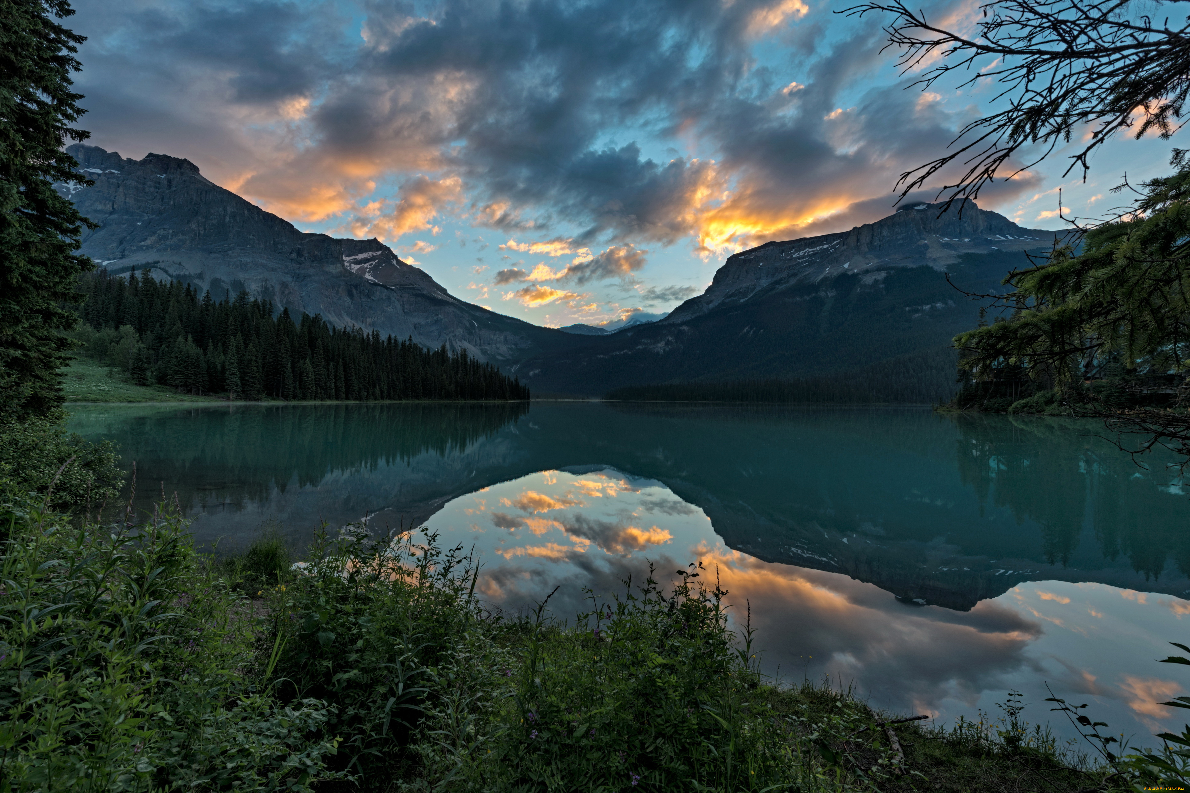 yoho, national, park, сanada, природа, реки, озера, озеро, горы