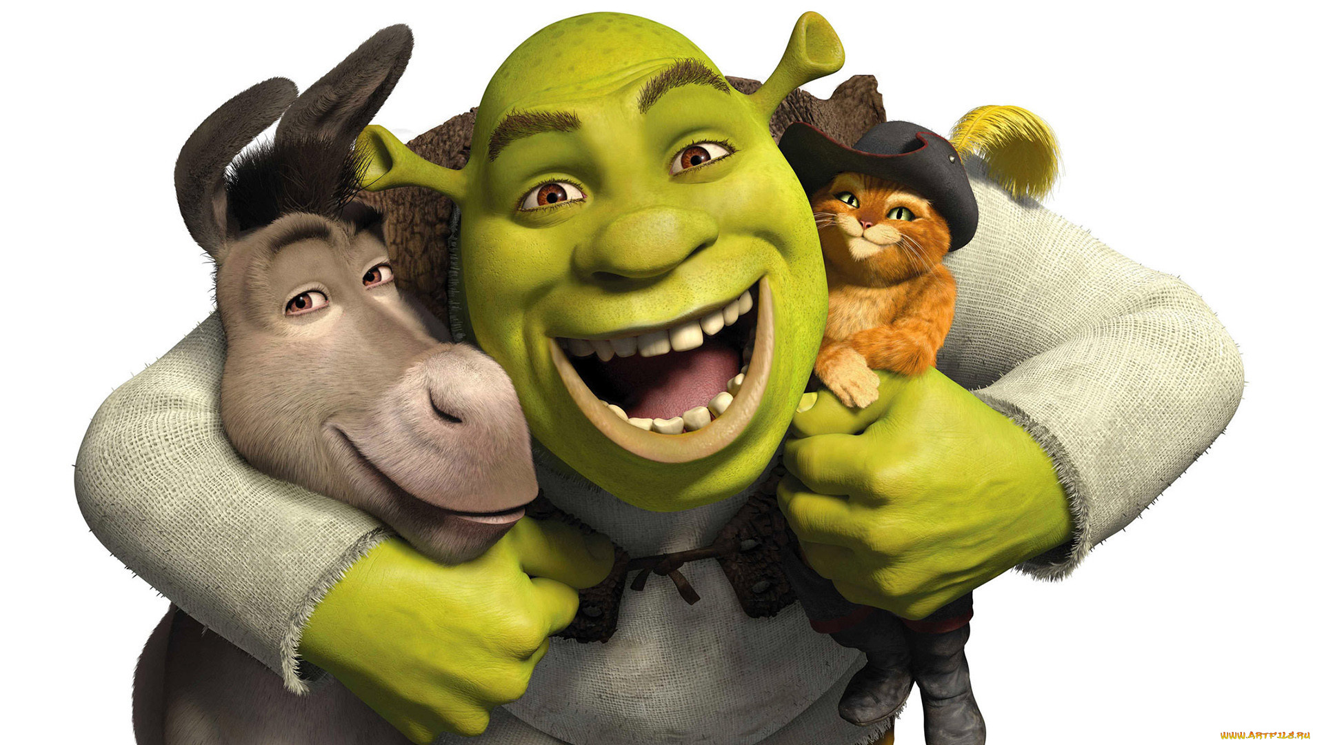 мультфильмы, shrek, forever, after, персонажи