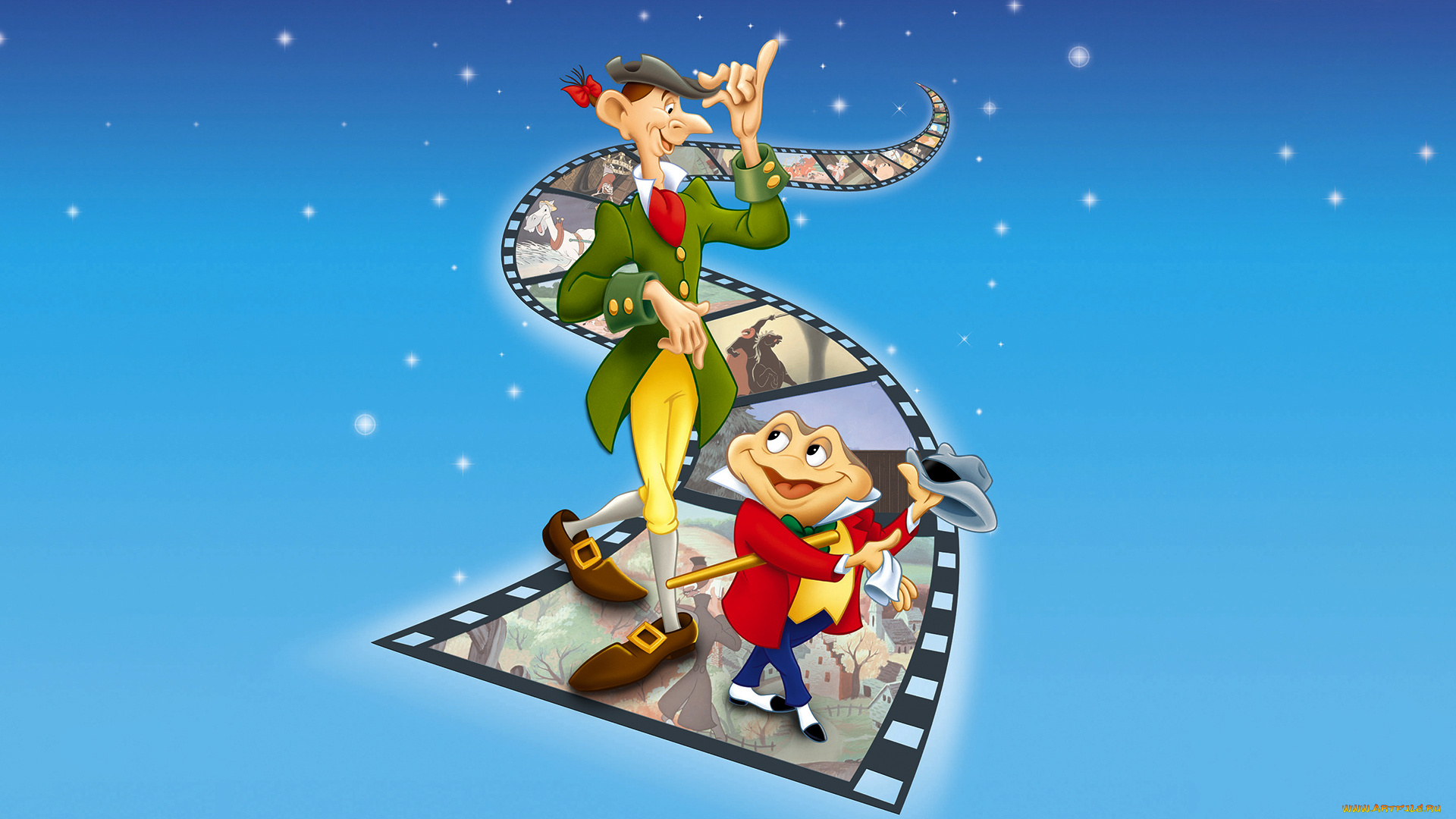 the, adventures, of, ichabod, and, mr, , toad, мультфильмы, персонаж