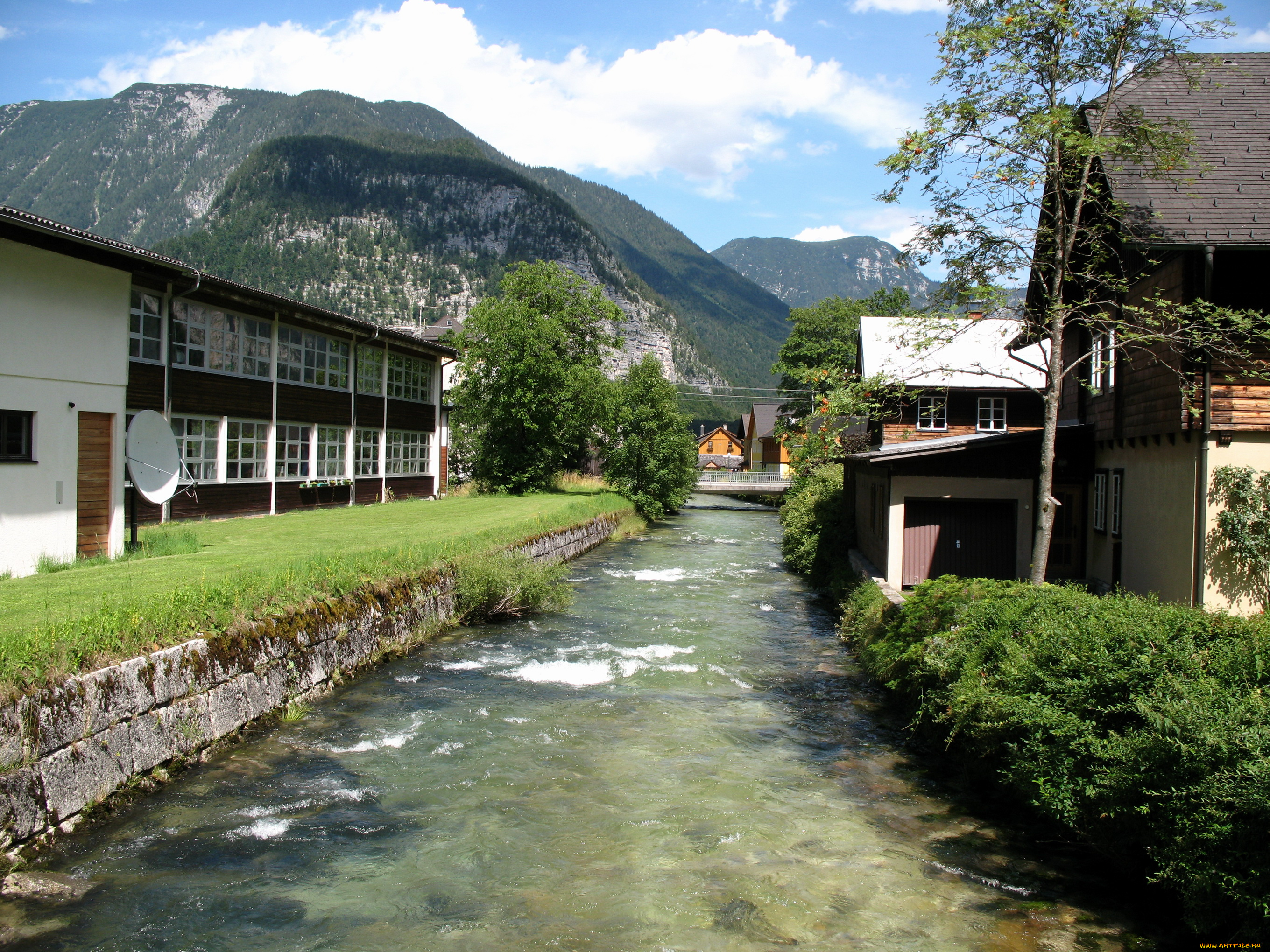 города, улицы, площади, набережные, hallstatt, австрия