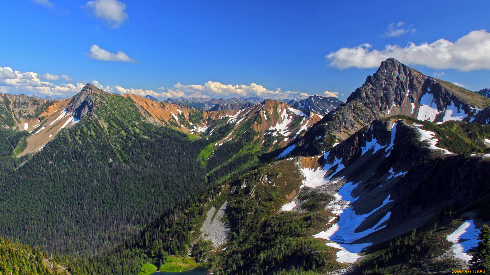 заповедник, wilderness, pasayten, сша, природа, горы, лес