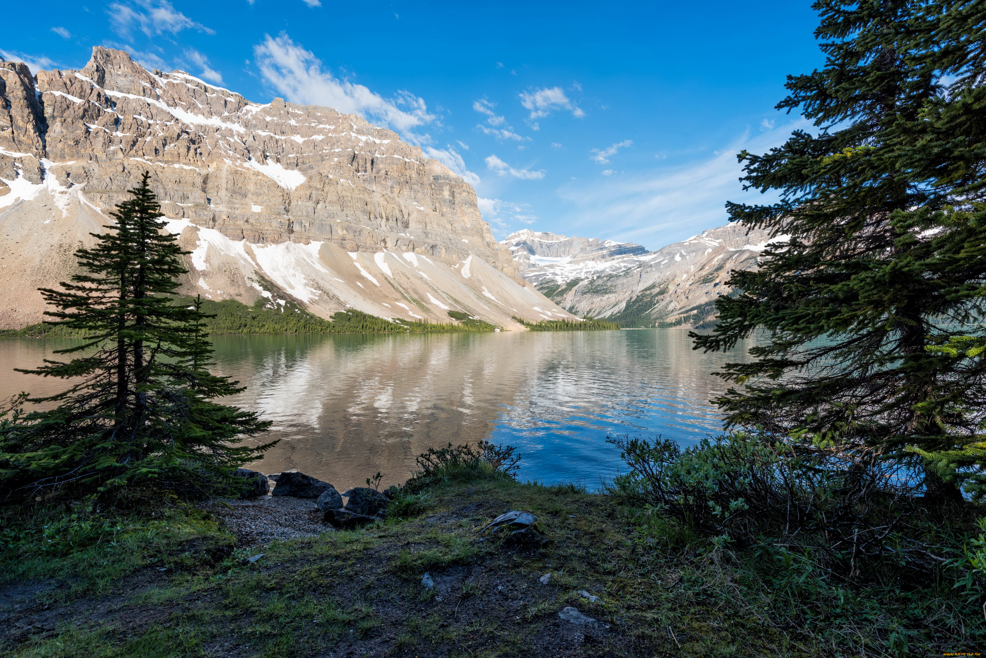 banff, national, park, canada, природа, реки, озера, лес, горы, парк