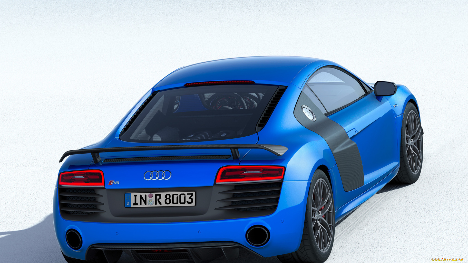 автомобили, audi, lmx, r8, синий, 2014г