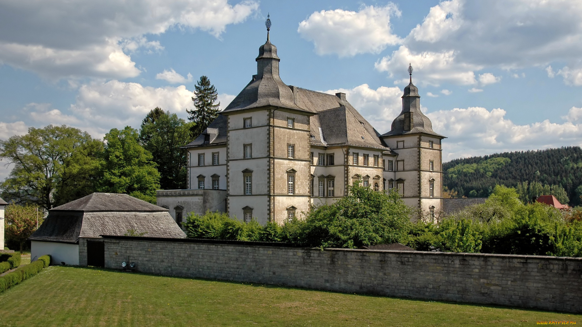 замок, deutschordensschloss, , muelheim, германия, города, -, дворцы, , замки, , крепости, замок, deutschordensschloss, muelheim, германия