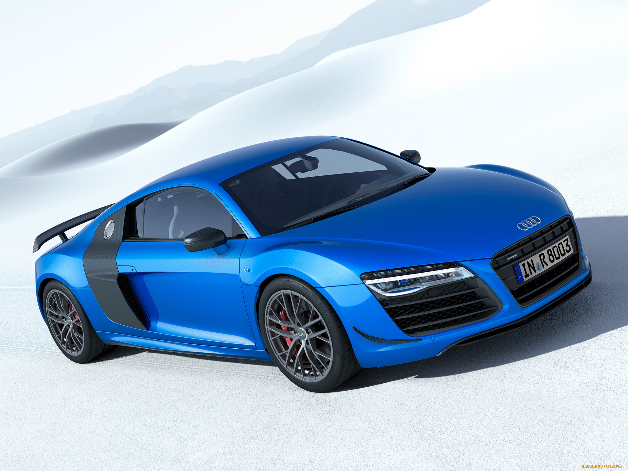 автомобили, audi, lmx, r8, синий, 2014г