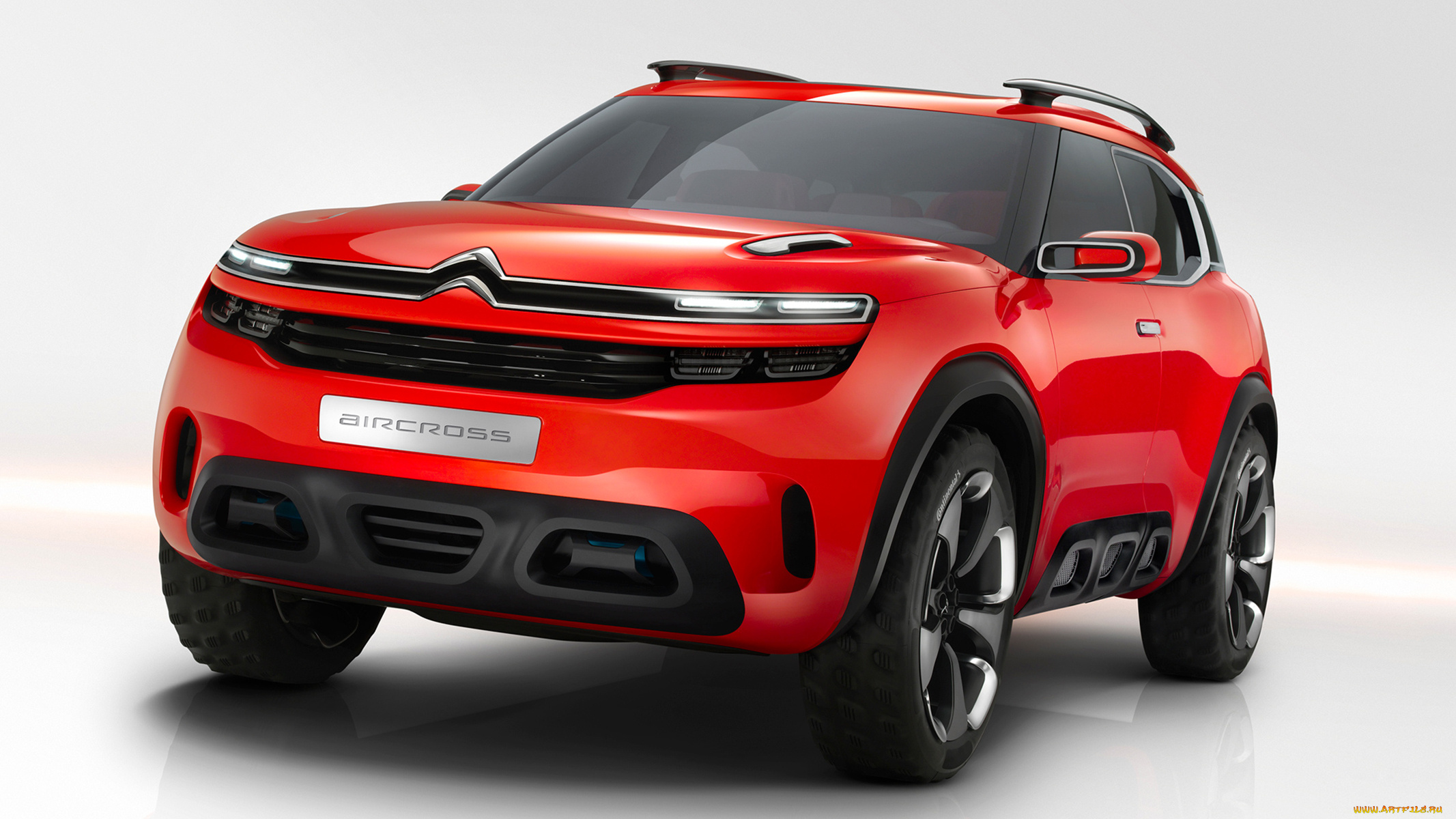 citroen, aircross, concept, 2015, автомобили, citroen, ds, concept, кроссовер, красный, внедорожник, графика, 2015, aircross