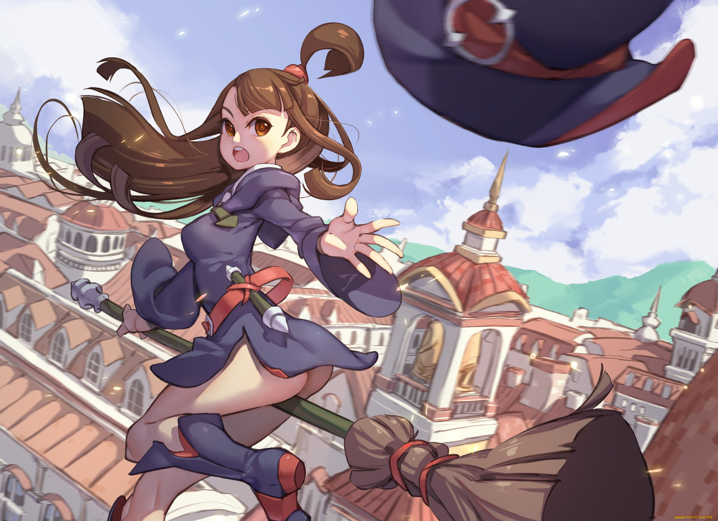 аниме, little, witch, academia, little, witch, academia