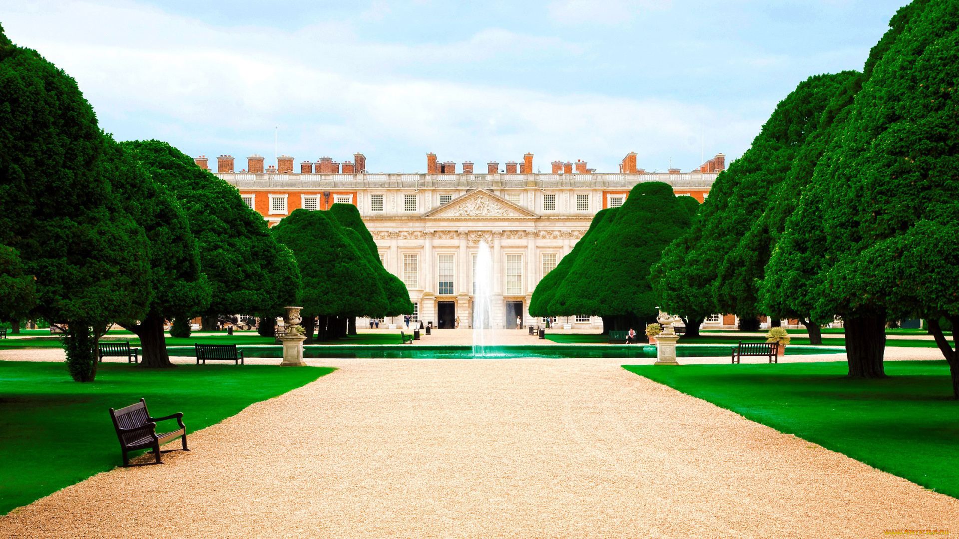 hampton, court, palace, города, лондон, , великобритания, hampton, court, palace