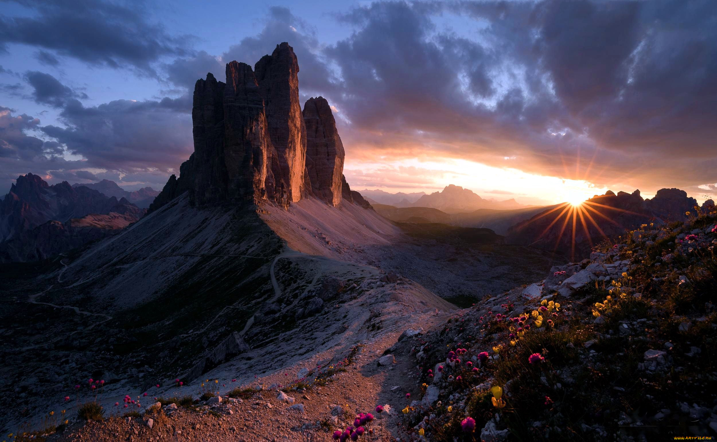 three, peaks, of, lavaredo, italy, природа, горы, three, peaks, of, lavaredo