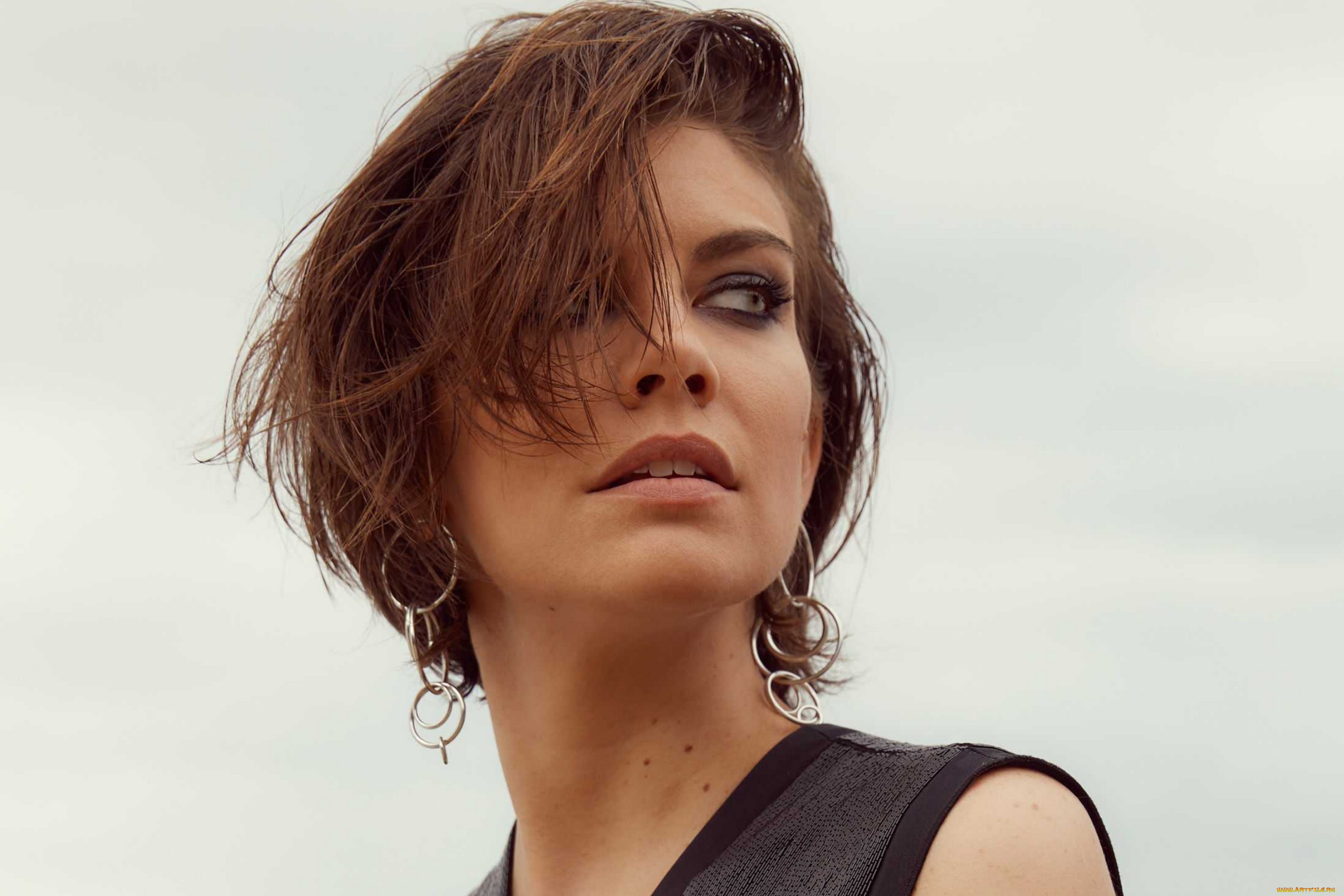 девушки, lauren, cohan, серьги