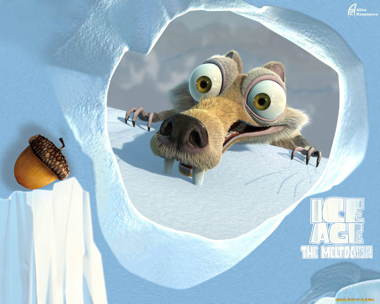 ледниковый, период, мультфильмы, ice, age, the, meltdown