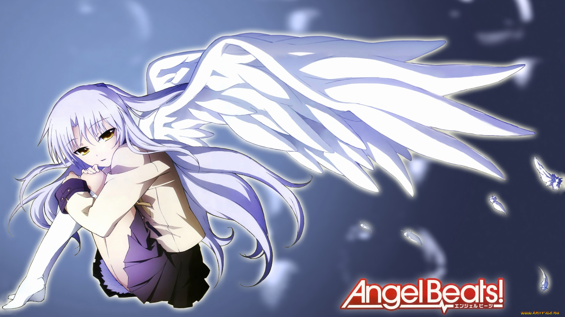 аниме, angel, beats