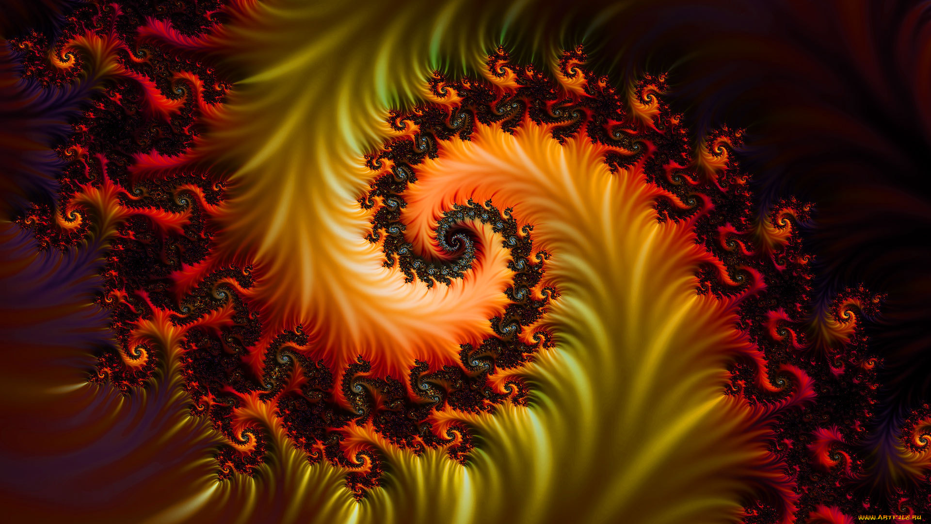 3д, графика, fractal, фракталы, узор, цвета, фон