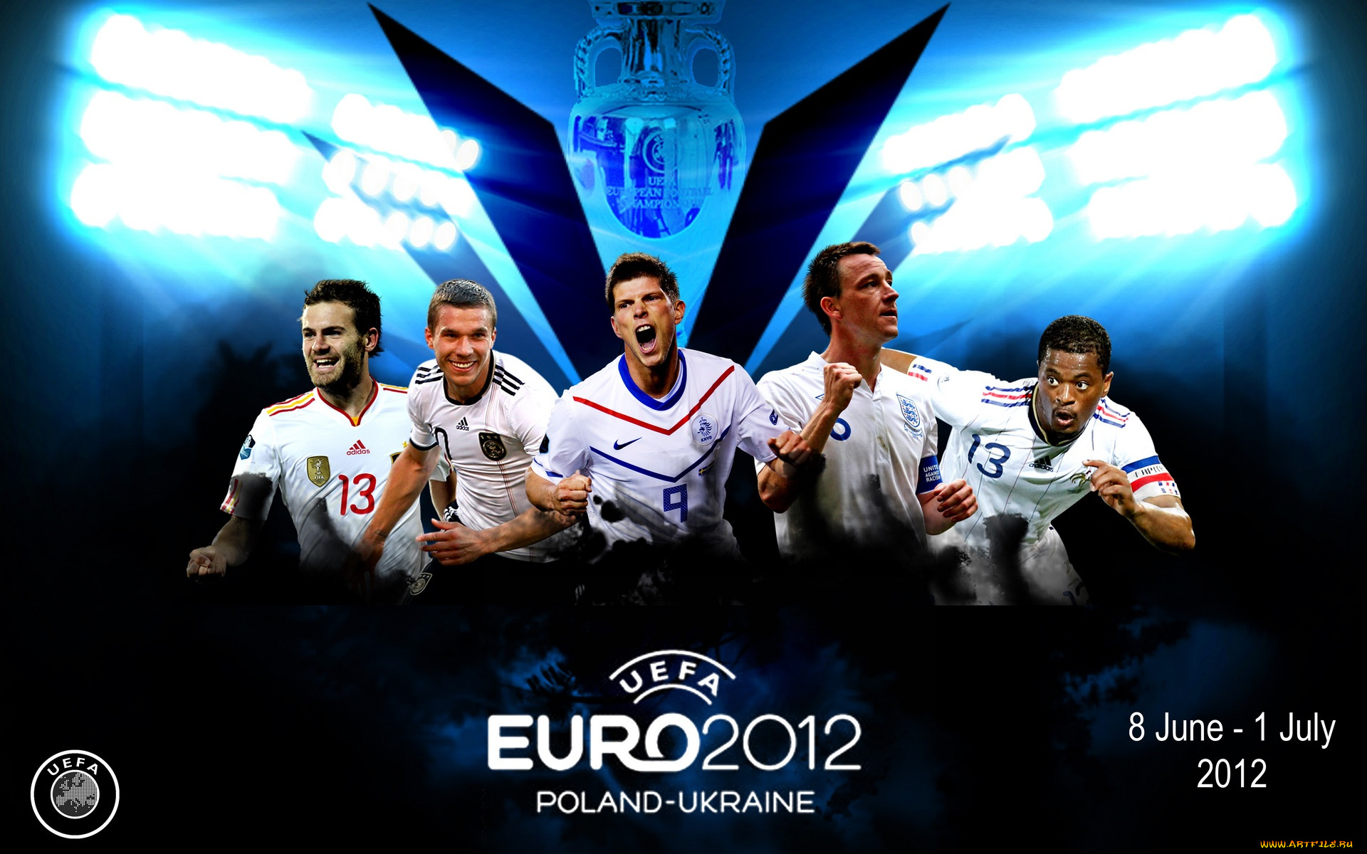 Logo uefa euro 2012 poland-ukraine загрузить