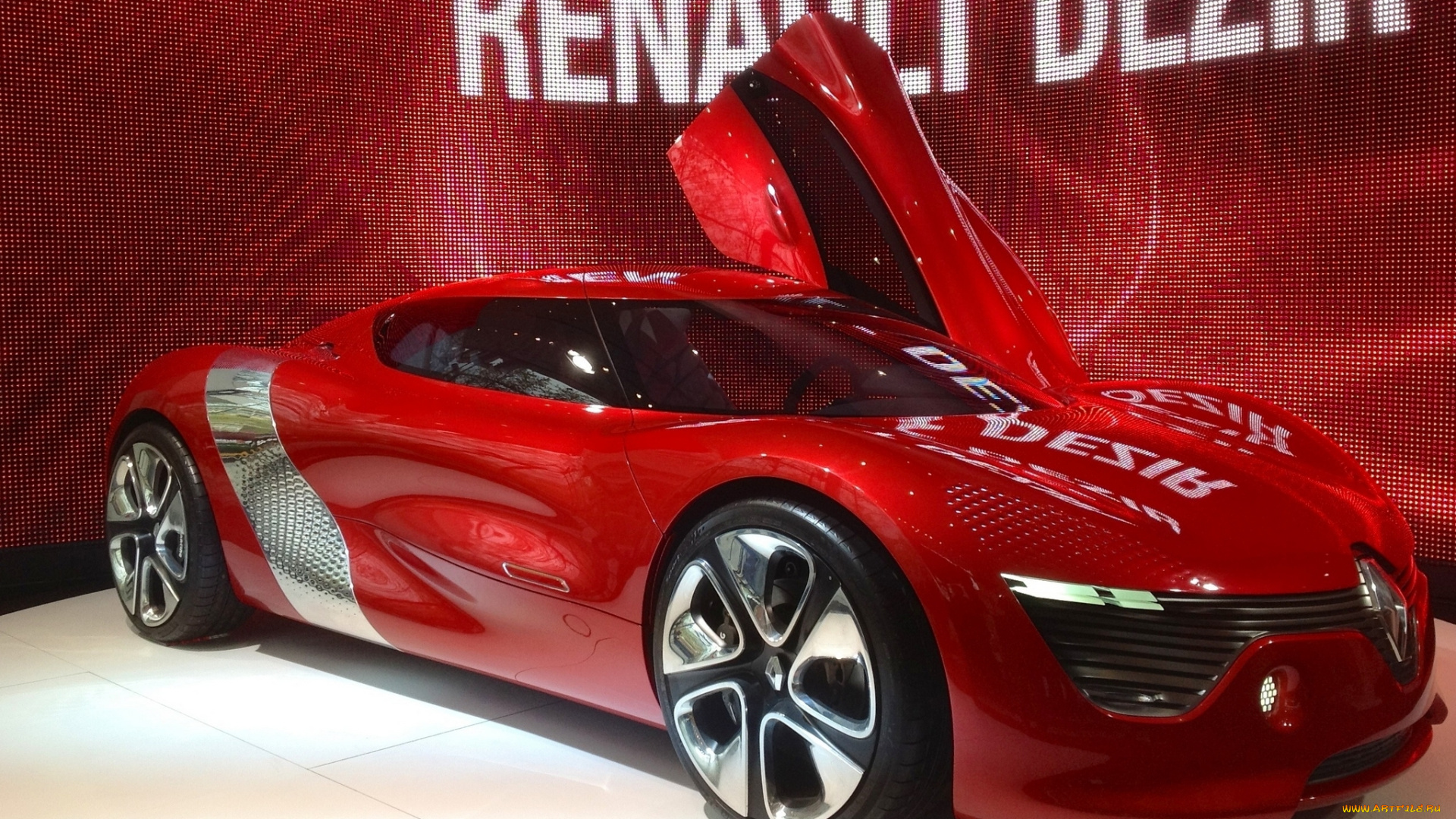 renault, dezir, автомобили, electric, concept, car