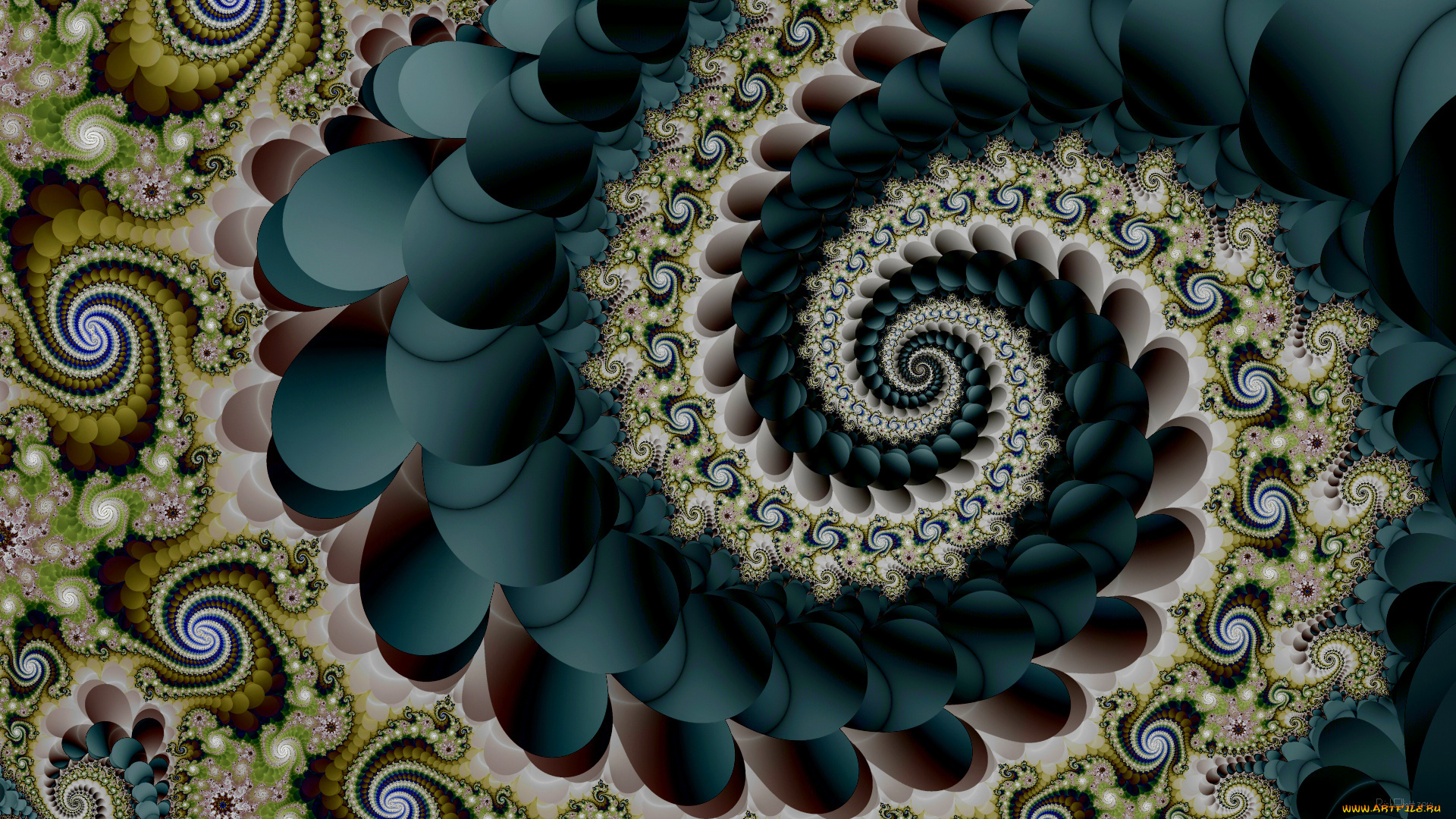 3д, графика, fractal, , фракталы, узор, фон, цвета