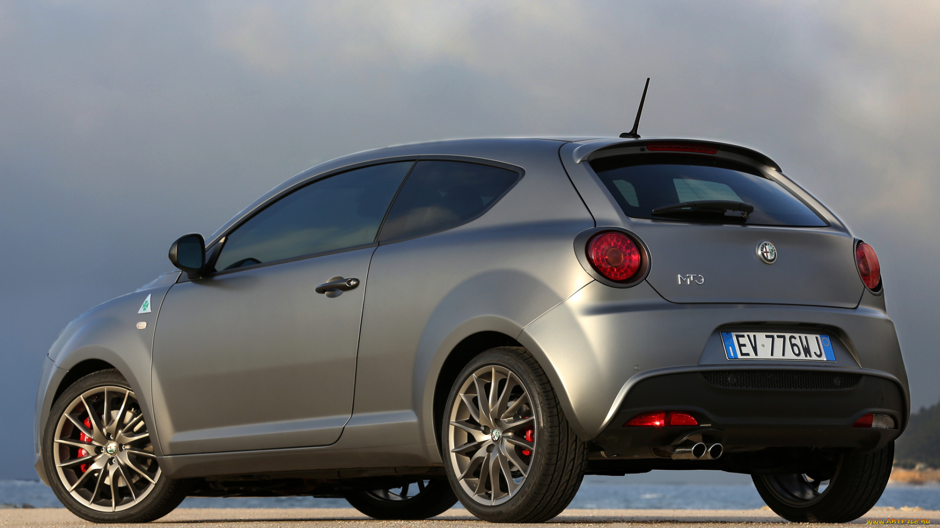 автомобили, alfa, romeo, 2014, г, 955, verde, quadrifoglio, mito, alfa, romeo, темный