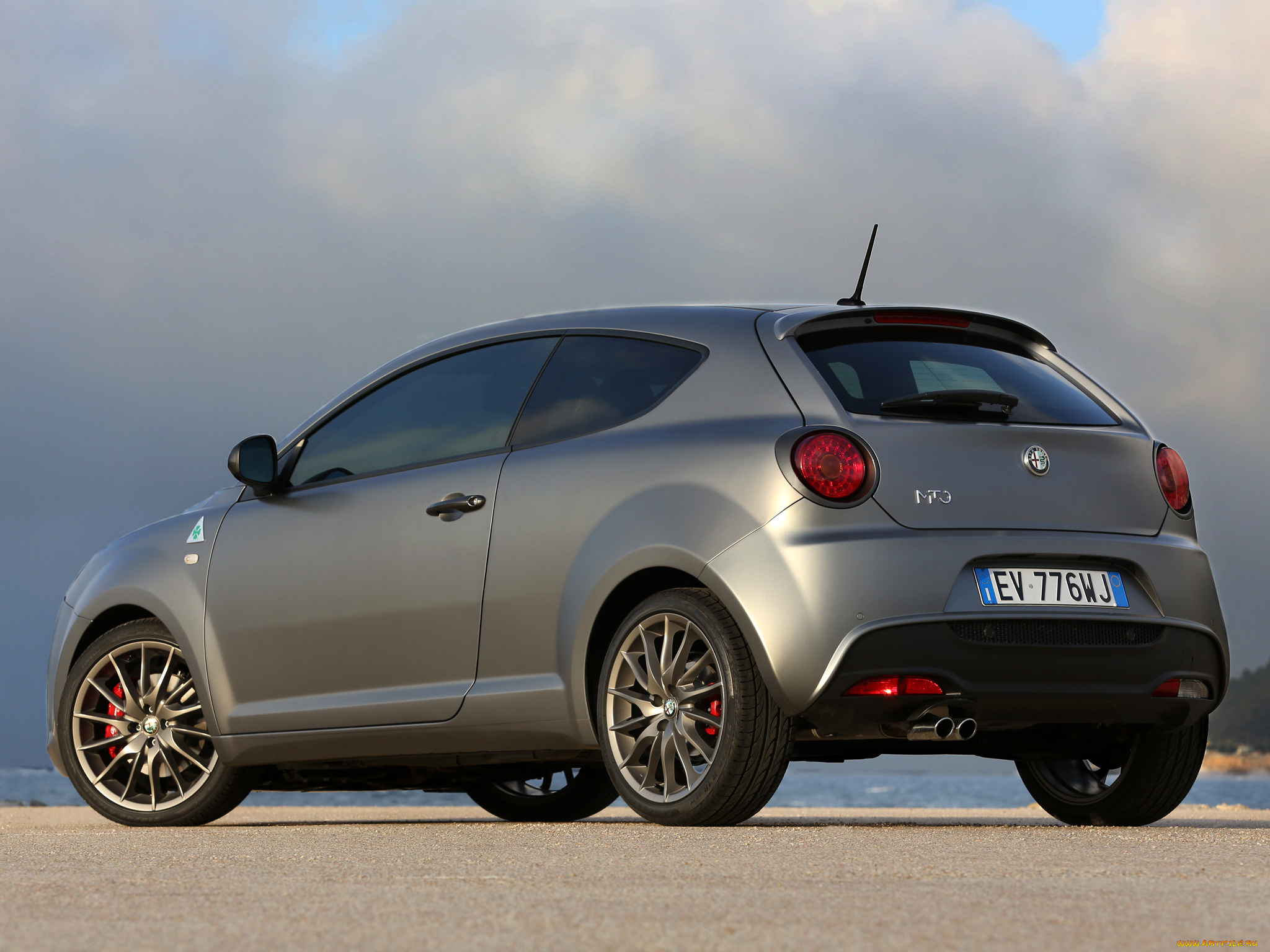 автомобили, alfa, romeo, 2014, г, 955, verde, quadrifoglio, mito, alfa, romeo, темный