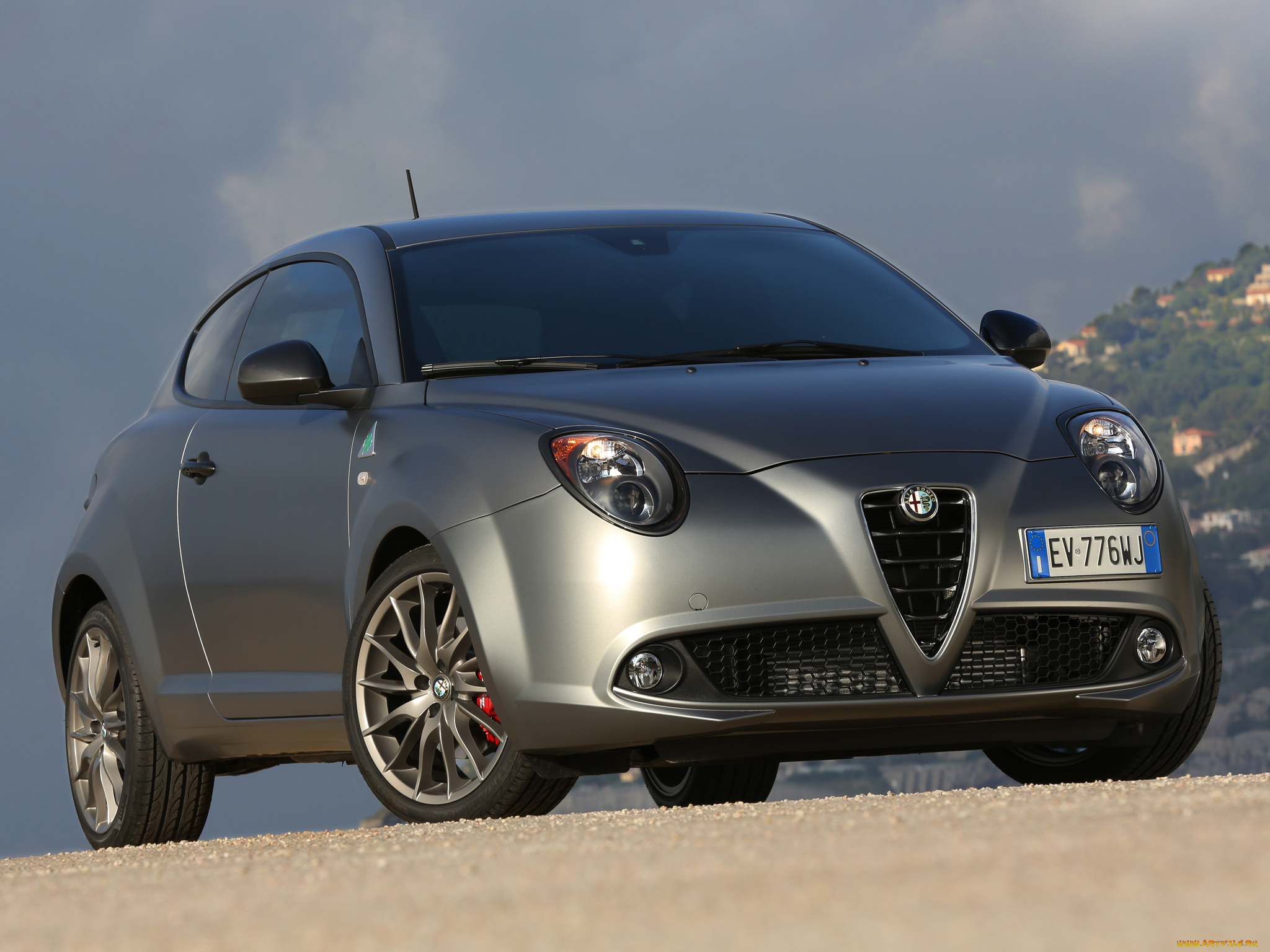 автомобили, alfa, romeo, темный, mito, 2014, г, quadrifoglio, alfa, romeo, 955, verde