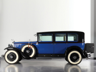 Картинка автомобили классика 8630 fisher sedan imperial 7-passenger cadillac 341-b v8 синий 1929г