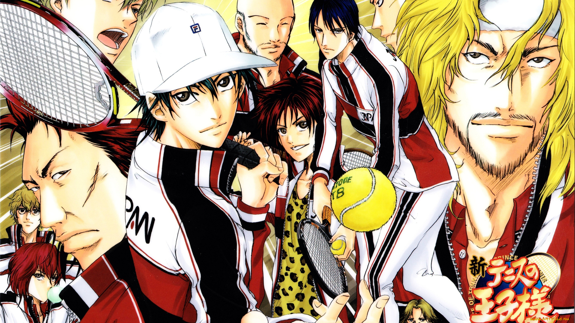 аниме, prince, of, tennis, парни, спорт, теннис