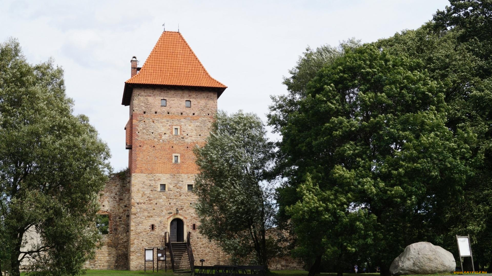 chudow, castle, города, замки, польши, chudow, castle