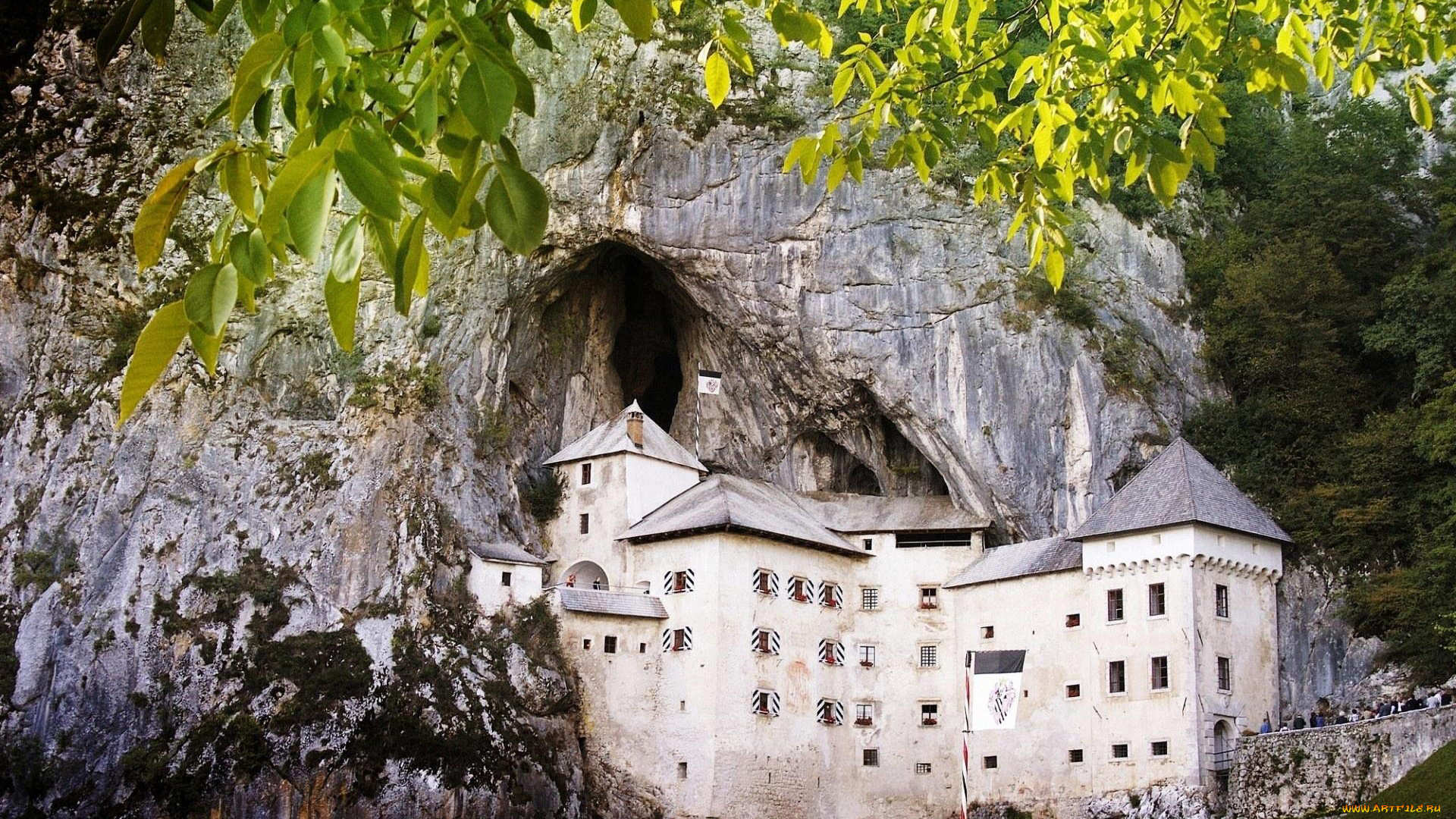 predjama, castle, , slovenia, города, -, дворцы, , замки, , крепости, slovenia, predjama, castle