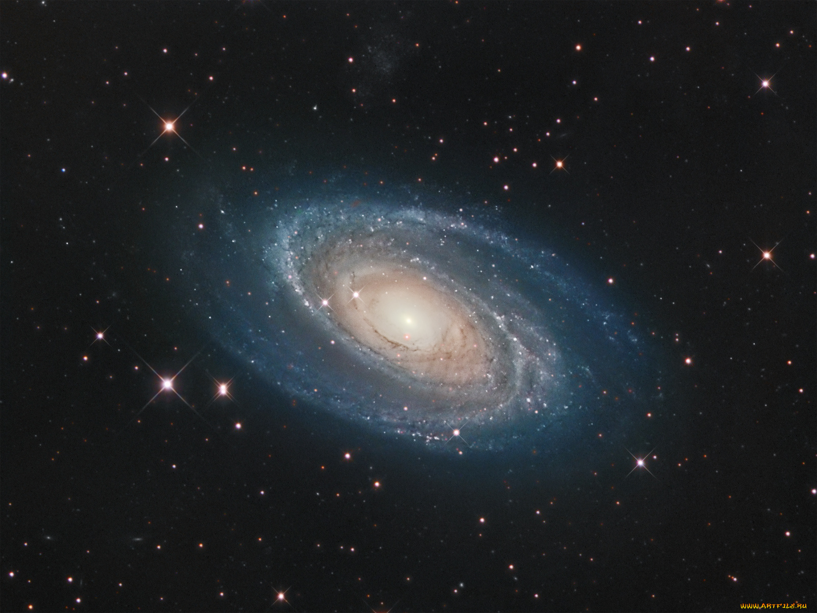 галактика, m81, космос, галактики, туманности