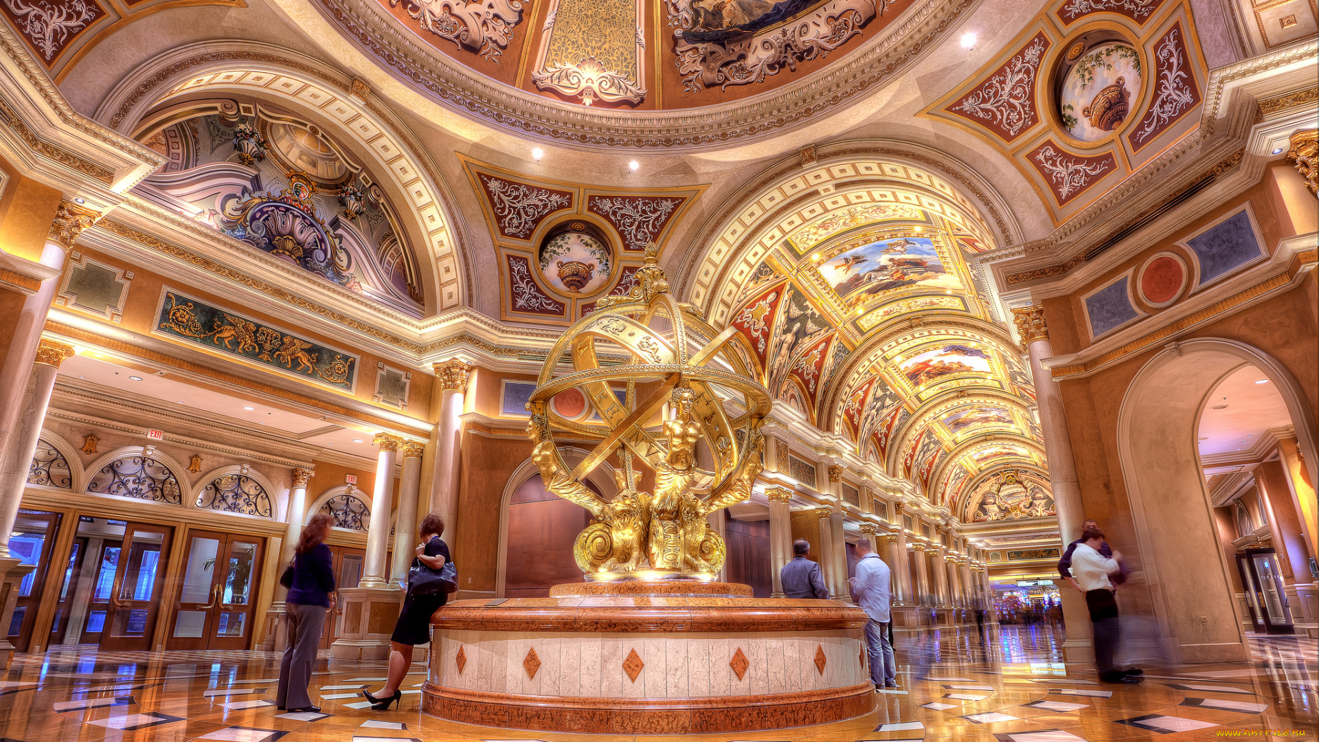 the, venetian, lobby, las, vegas, интерьер, кафе, рестораны, отели, лас-вегас, hotel, отель, вестибюль