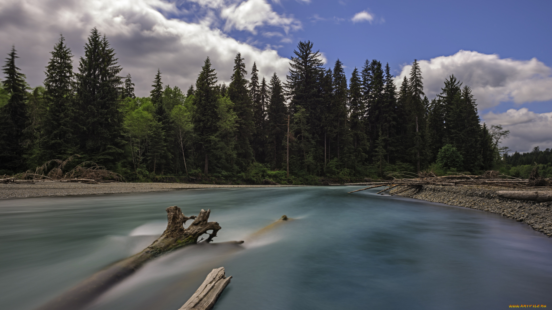 hoh, river, olympic, national, park, washington, природа, реки, озера, лес, река, хох, национальный, парк, олимпик