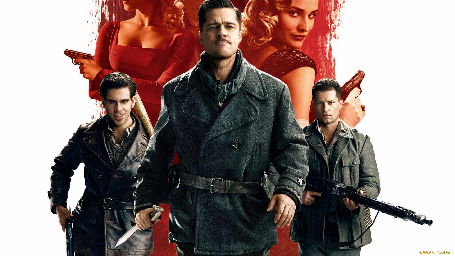 Бесстрашные ублюдки. Брэд Питт Бесславные ублюдки. Inglourious basterds 2009. Бесславные.ублюдки Ютивич.