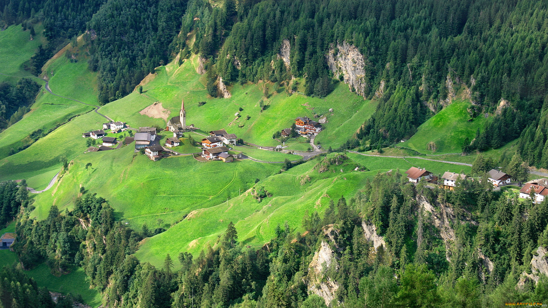 трентино, италия, города, -, панорамы, городки, trentino, италия