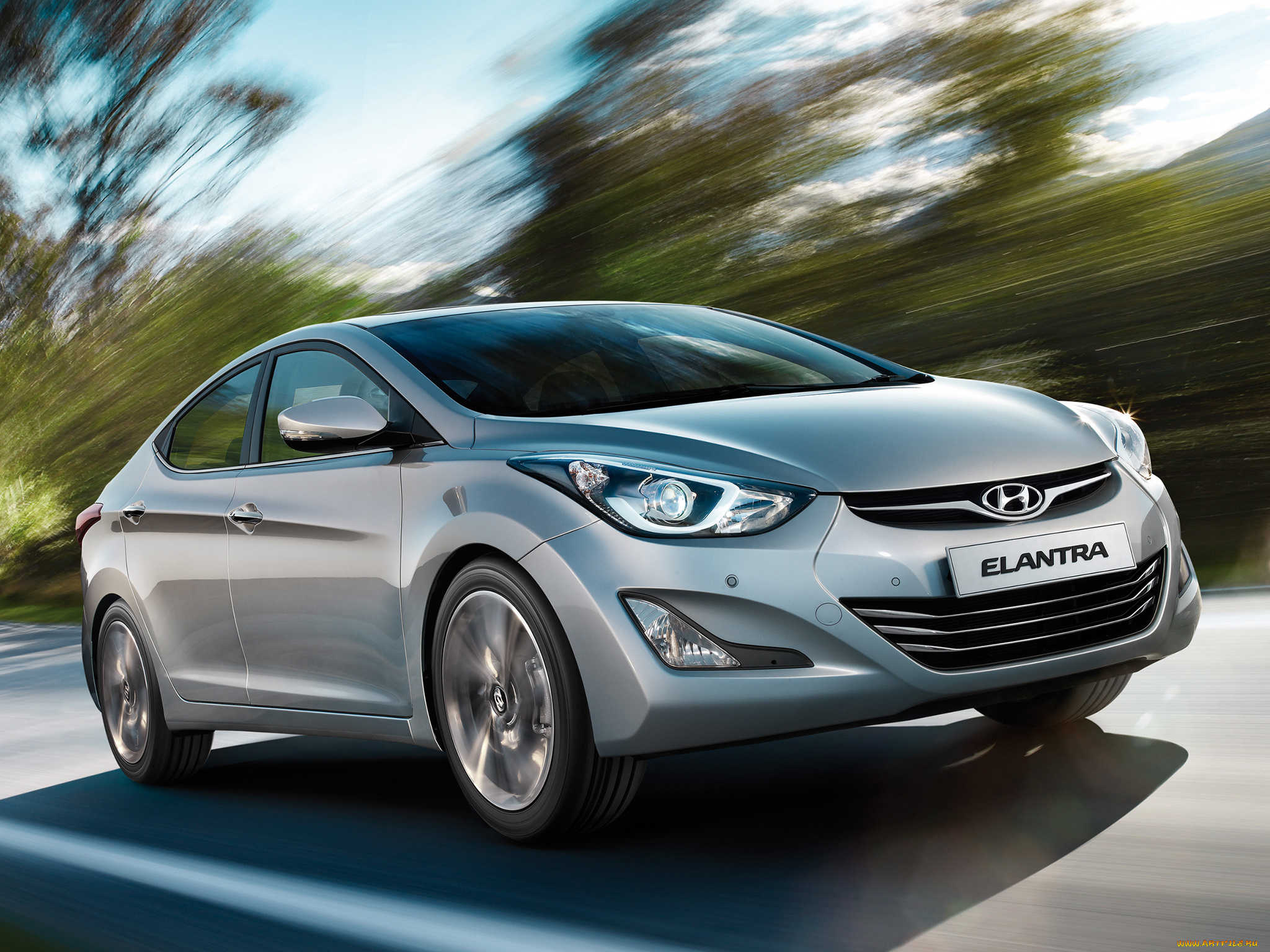 автомобили, hyundai, синий, 2014г, md, elantra