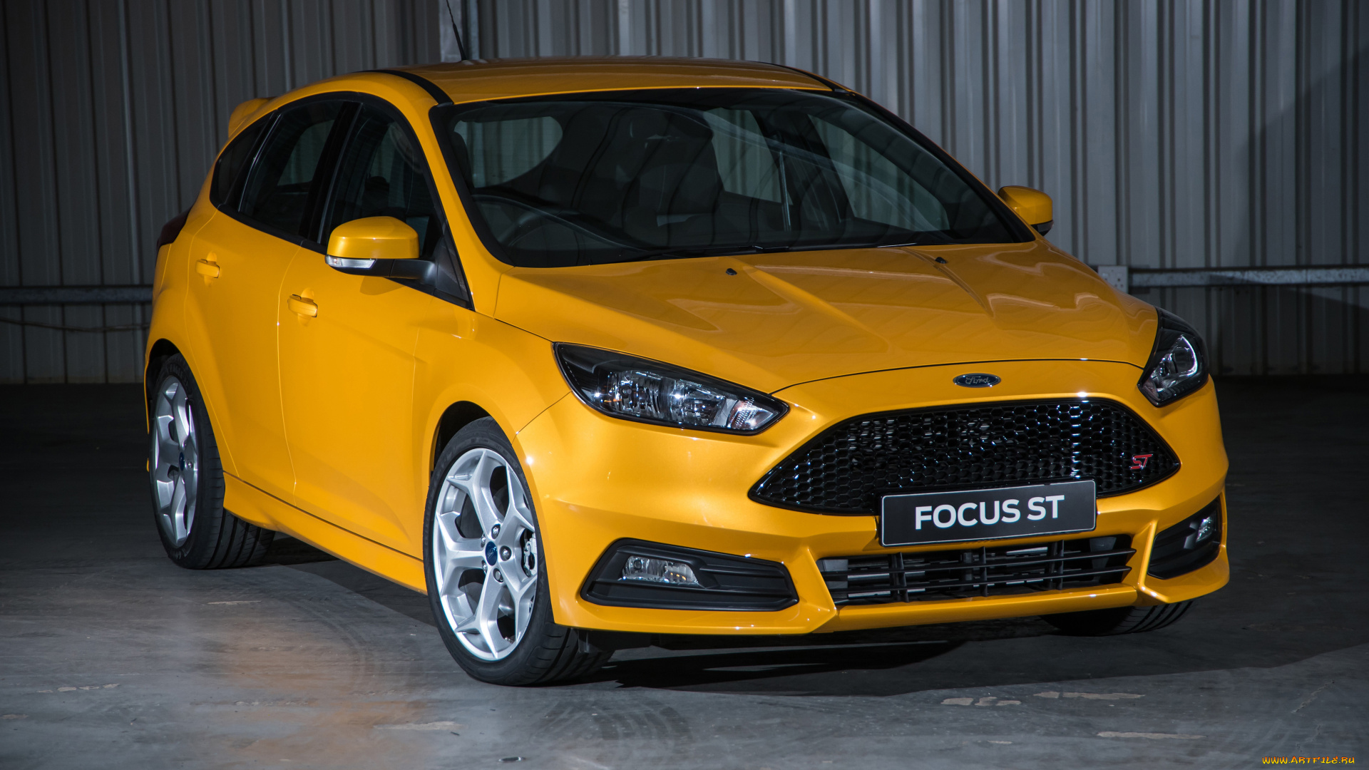 автомобили, ford, 2015г, желтый, za-spec, st, focus