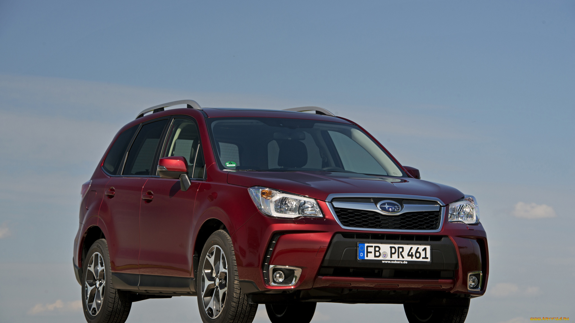 автомобили, subaru, красный, 2-0d, forester, 2014г, sport