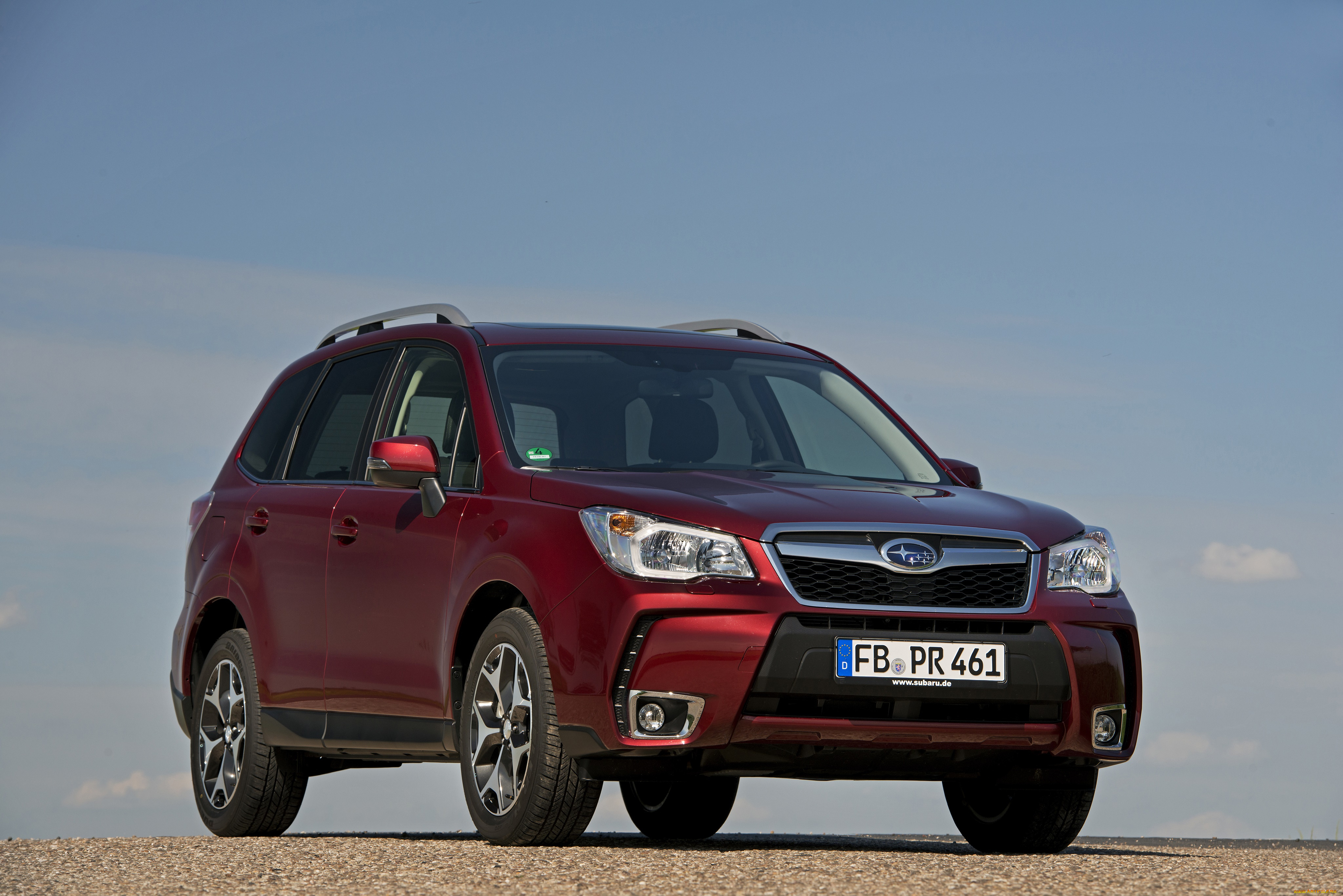 автомобили, subaru, красный, 2-0d, forester, 2014г, sport