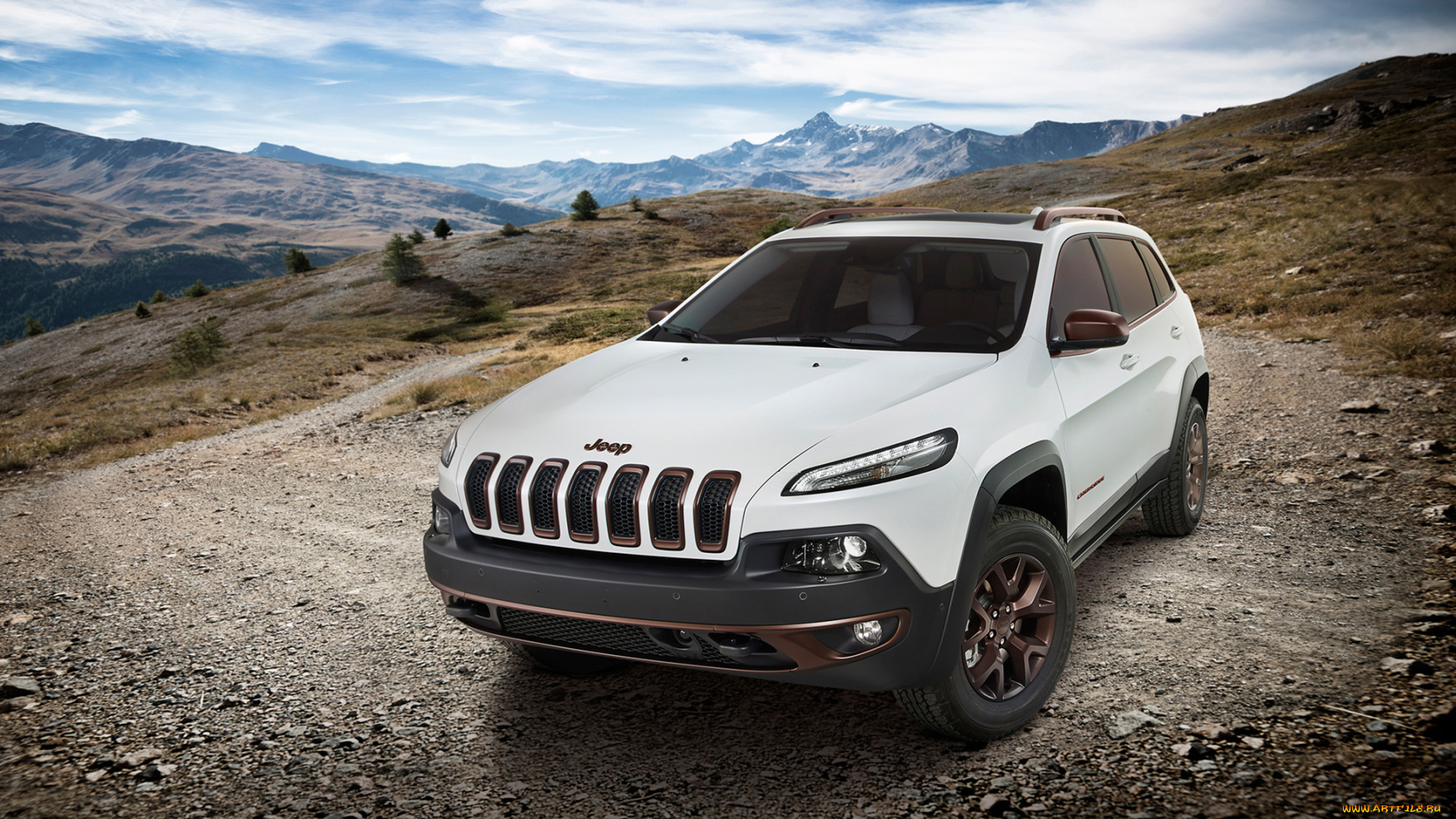 jeep, cherokee, sageland, concept, 2014, автомобили, jeep, cherokee, sageland, concept, 2014, внедорожник, джип, белый