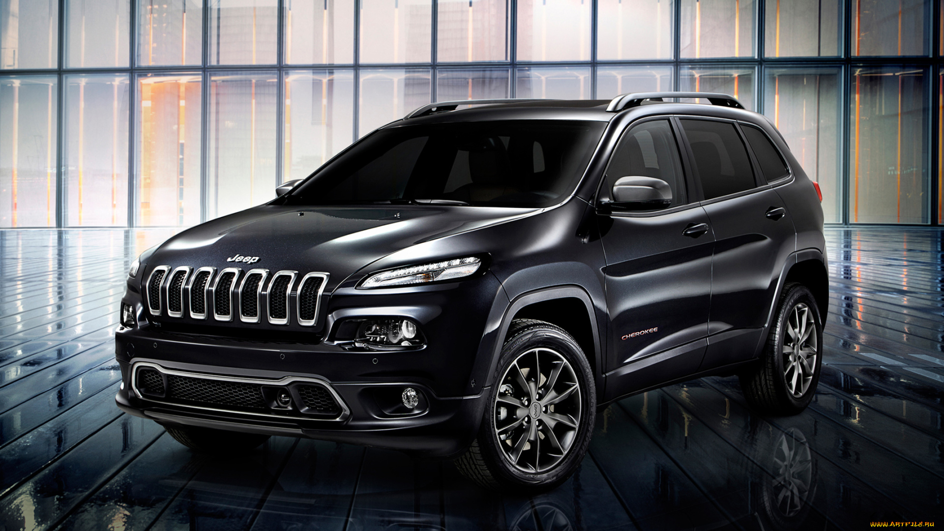 jeep, cherokee, urbane, concept, 2014, автомобили, jeep, cherokee, urbane, concept, 2014, внедорожник, джип, чёрный